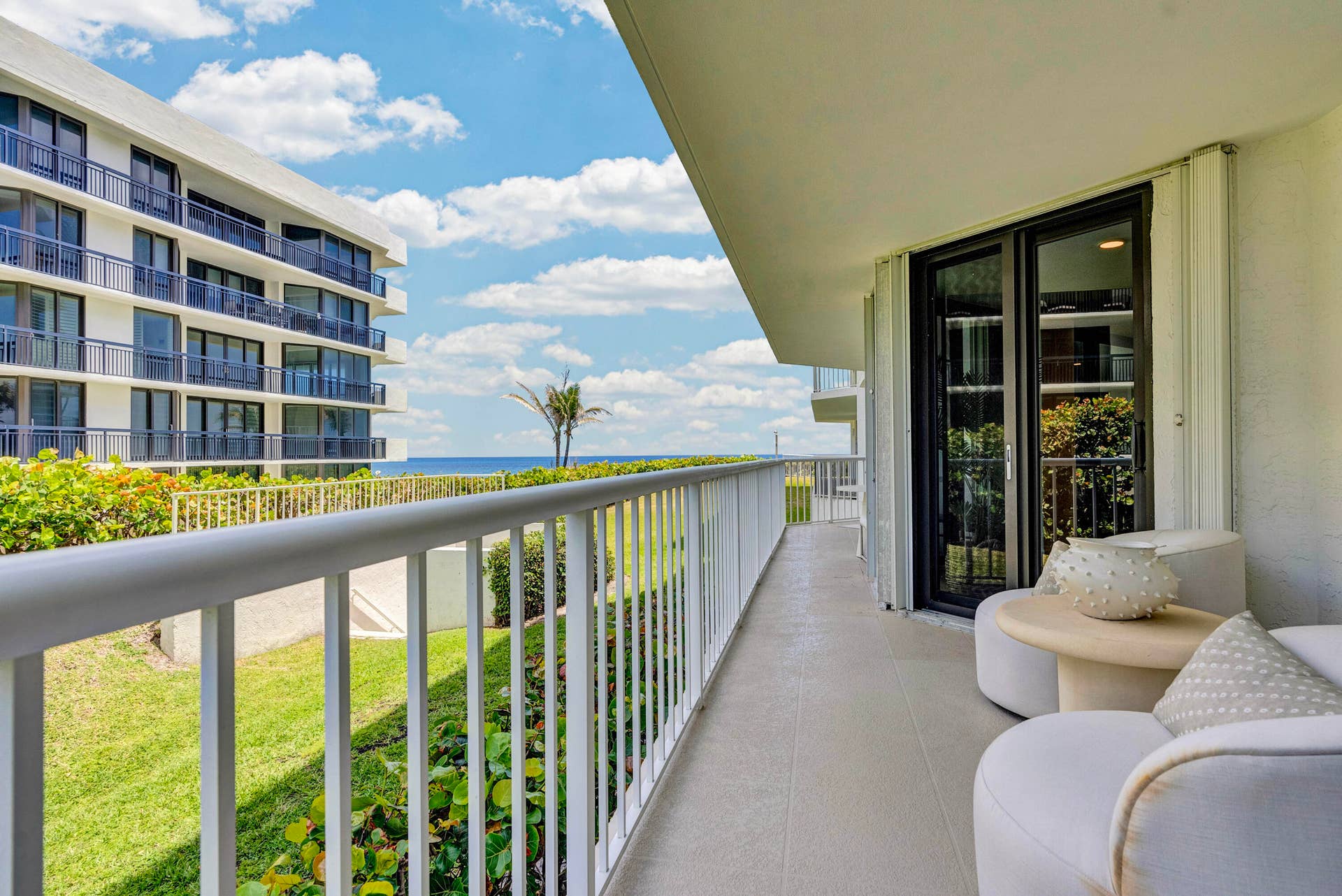3170 S Ocean Boulevard, #N204, Palm Beach, FL 33480 Ocean View Balcony