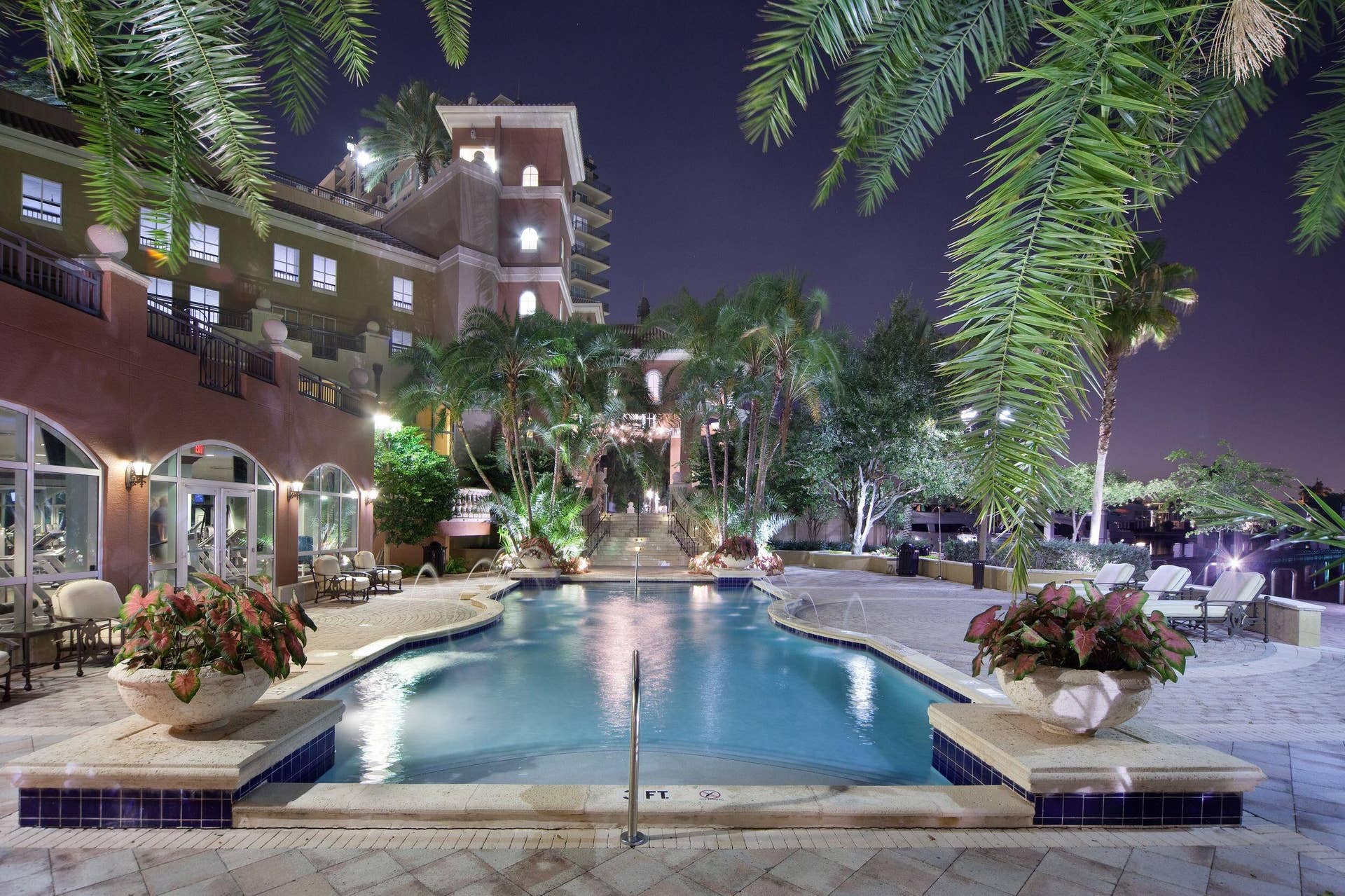 1030 Seminole Drive, #963, Fort Lauderdale, FL 33304 Sunrise Harbor POOL NIGHT
