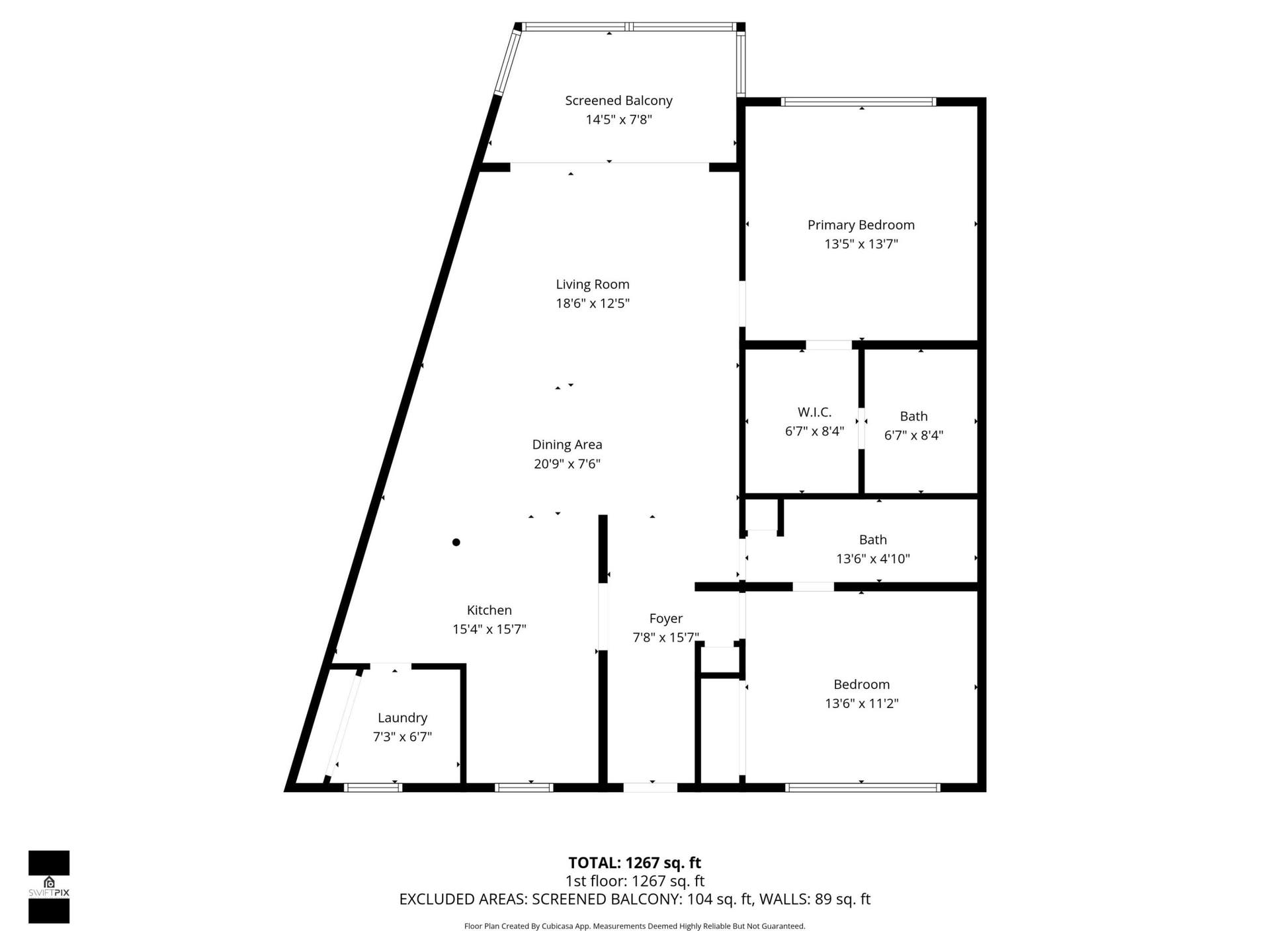 3499 Oaks Way, #Unit 205, Pompano Beach, FL 33069 Amazing and Spacious Floorplan emphasizing the open living space