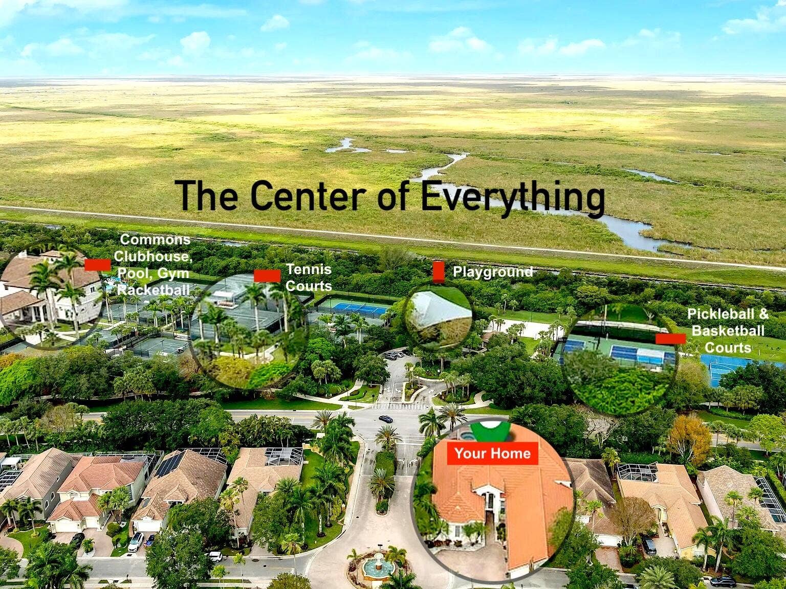 Your new home is in a phenomenal location just across from clubhouse number one
