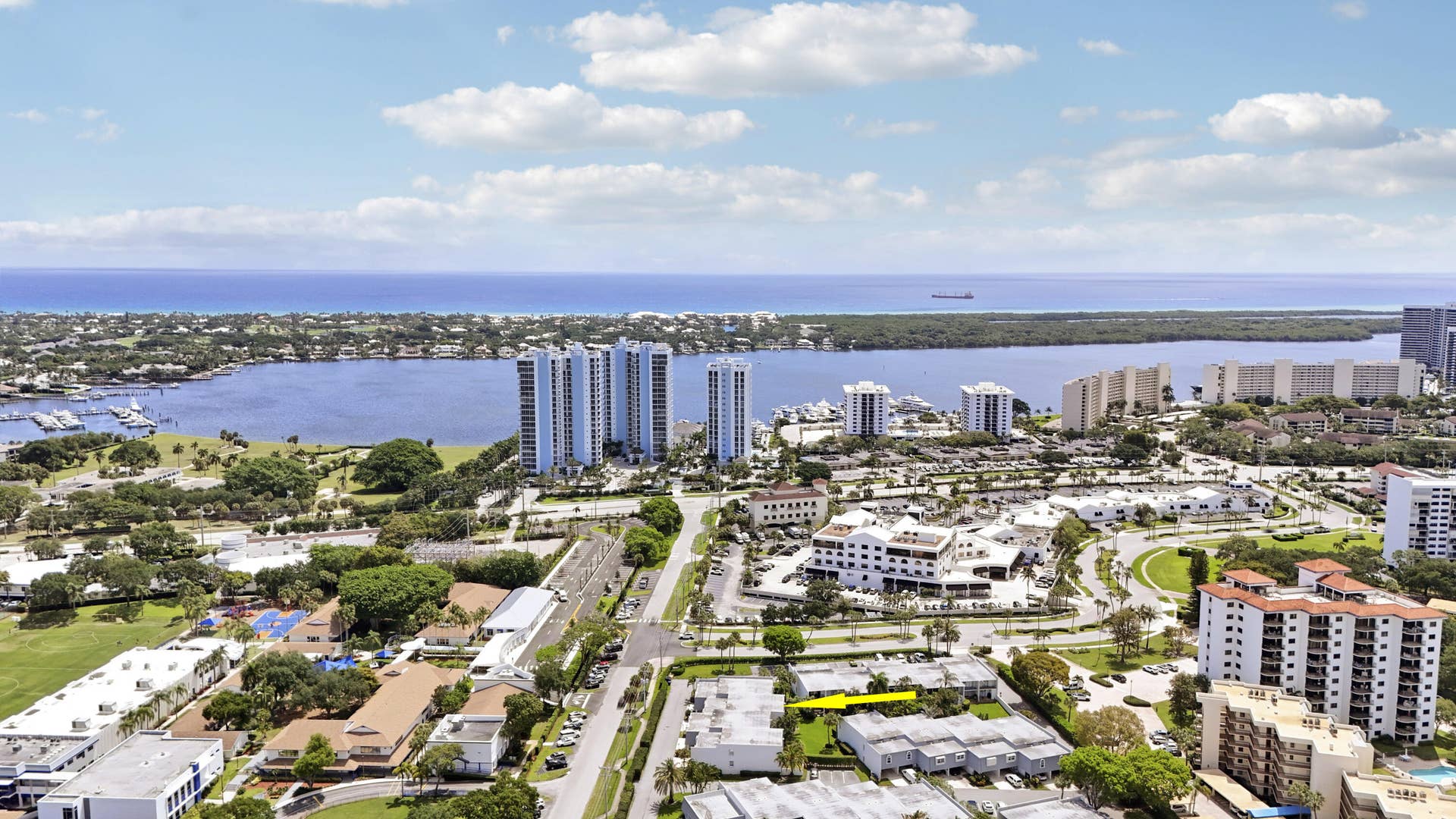 384 Golfview Road, #D, North Palm Beach, FL 33408 Aerial
