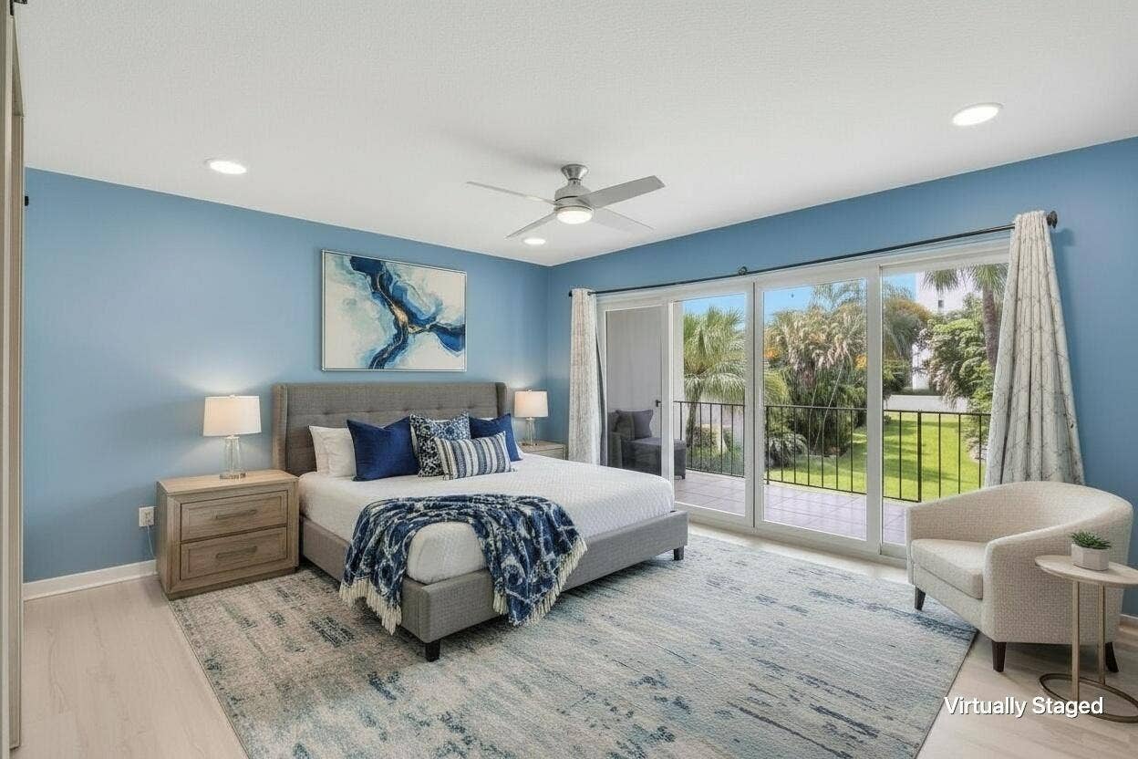 384 Golfview Road, #D, North Palm Beach, FL 33408 Primary Bedroom