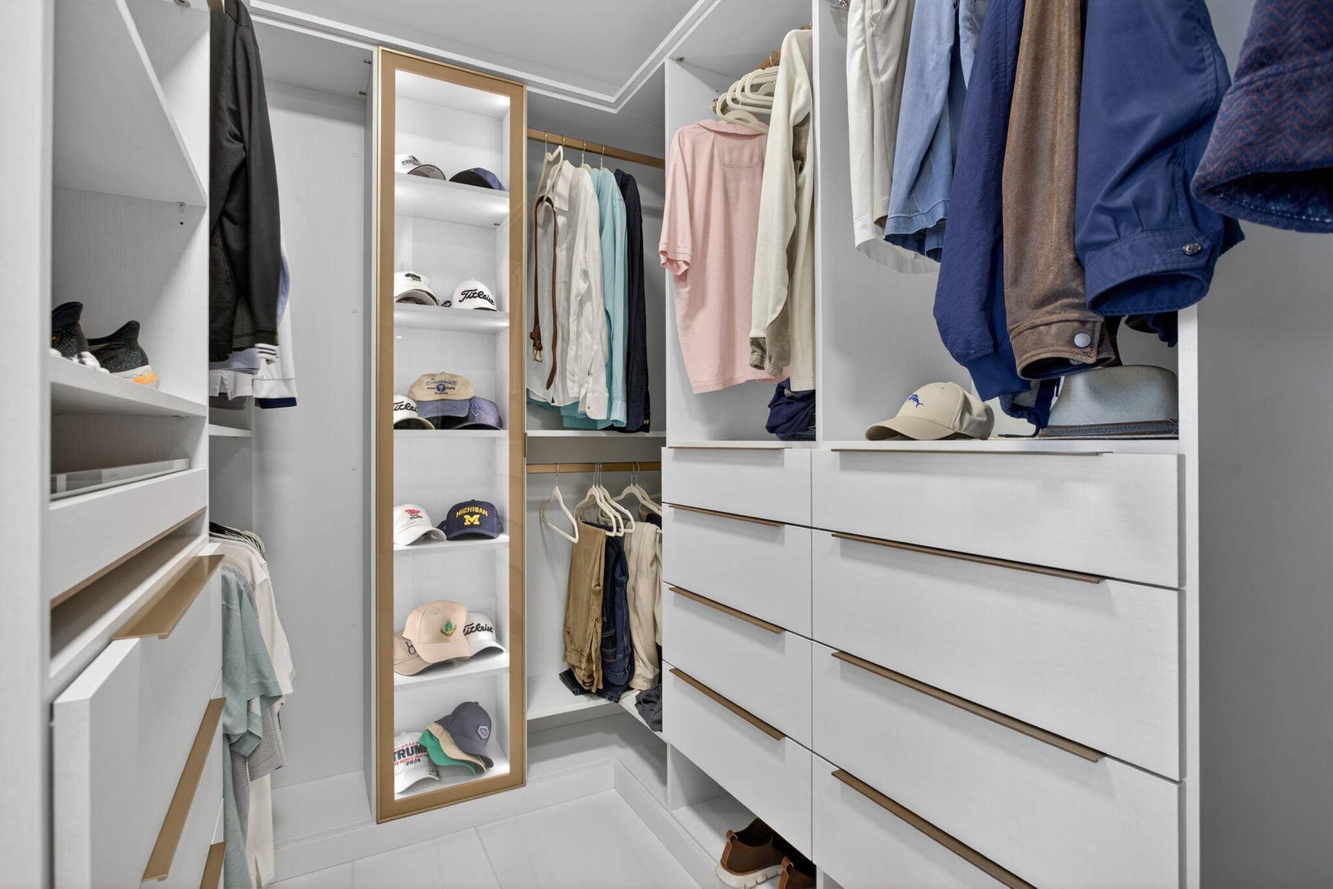 Owners Suite walk-in closet.
