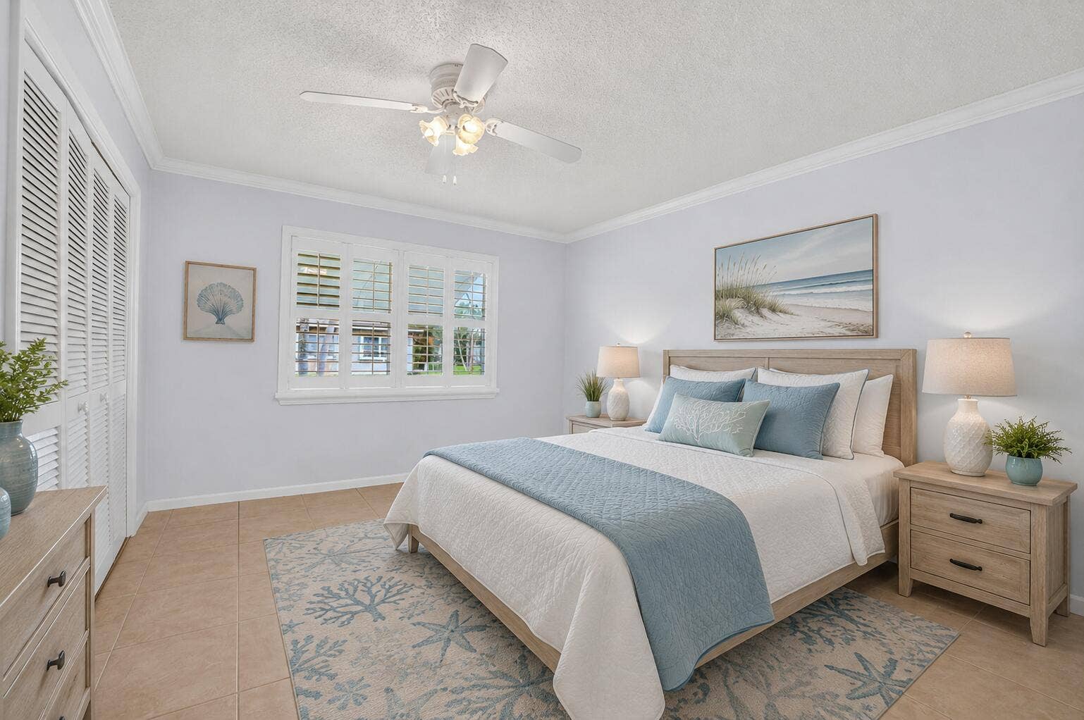 Spacious 2nd Bedroom- virtually staged