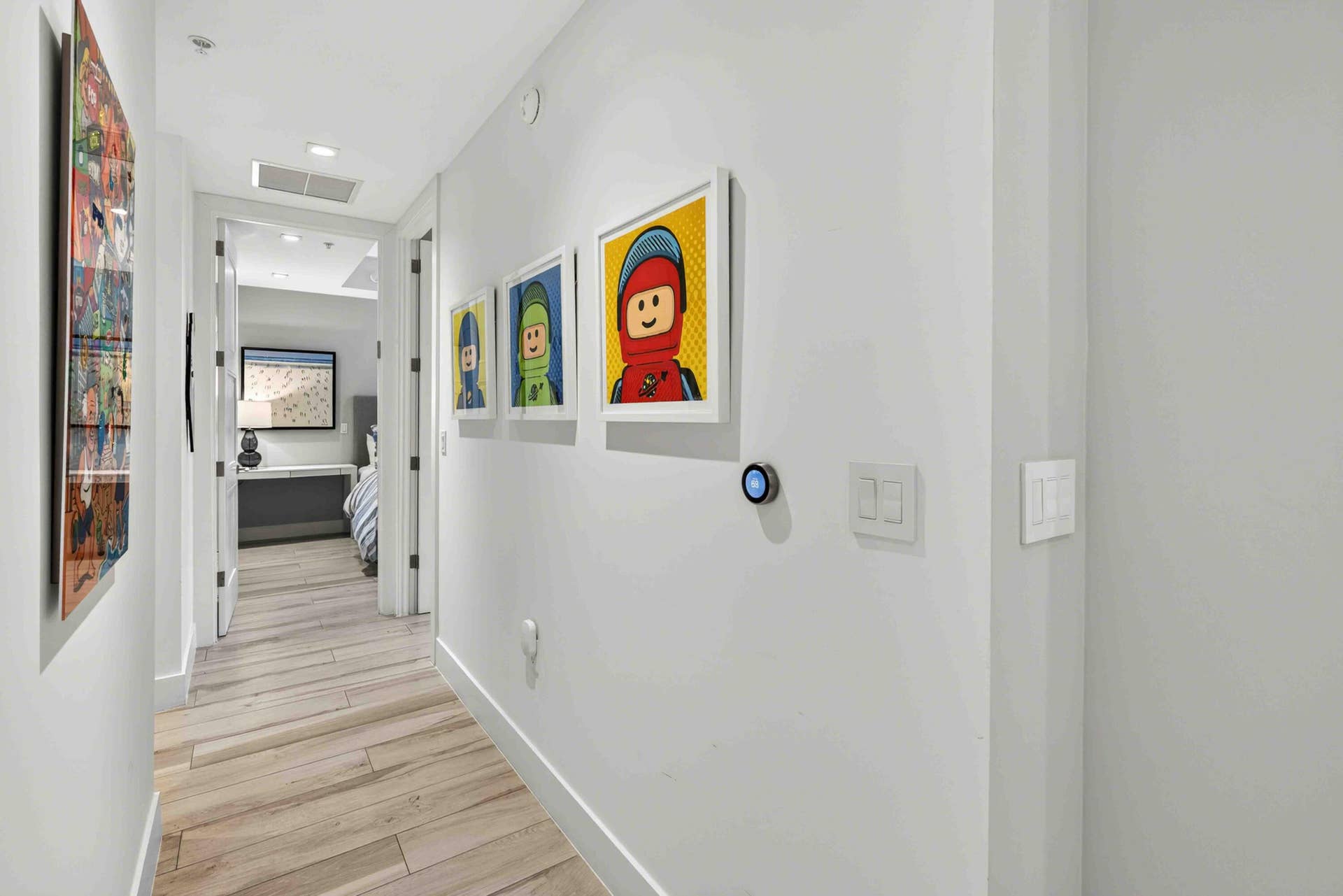 155 E Boca Raton Road, #611, Boca Raton, FL 33432 Hallway to Bedroom 2 & 3