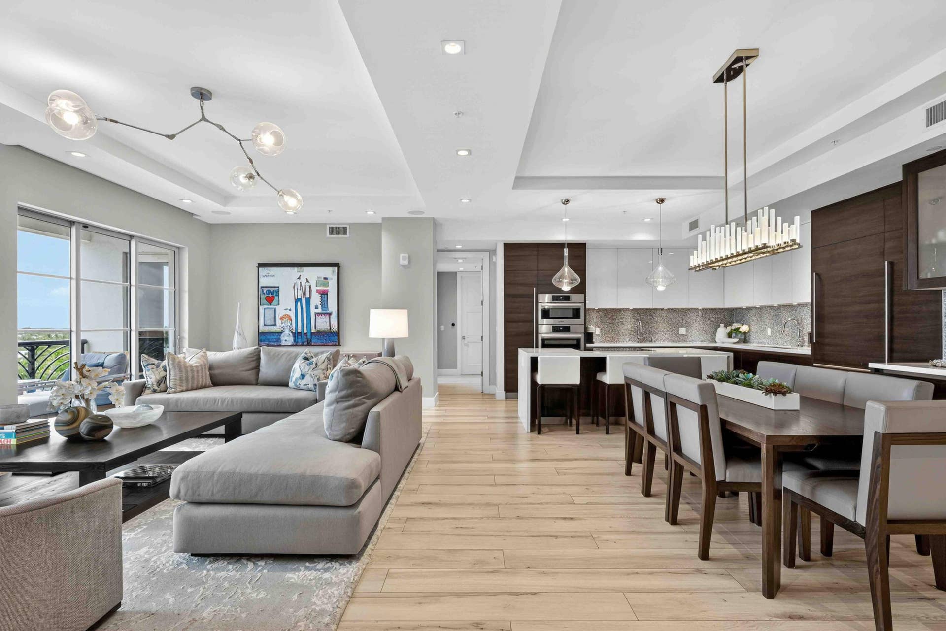155 E Boca Raton Road, #611, Boca Raton, FL 33432 Living Room, Kitchen, Dining Area