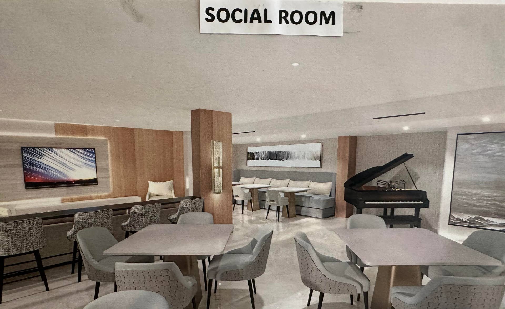 2917 S Ocean Boulevard, #304, Highland Beach, Highland Beach, FL 33487 social room