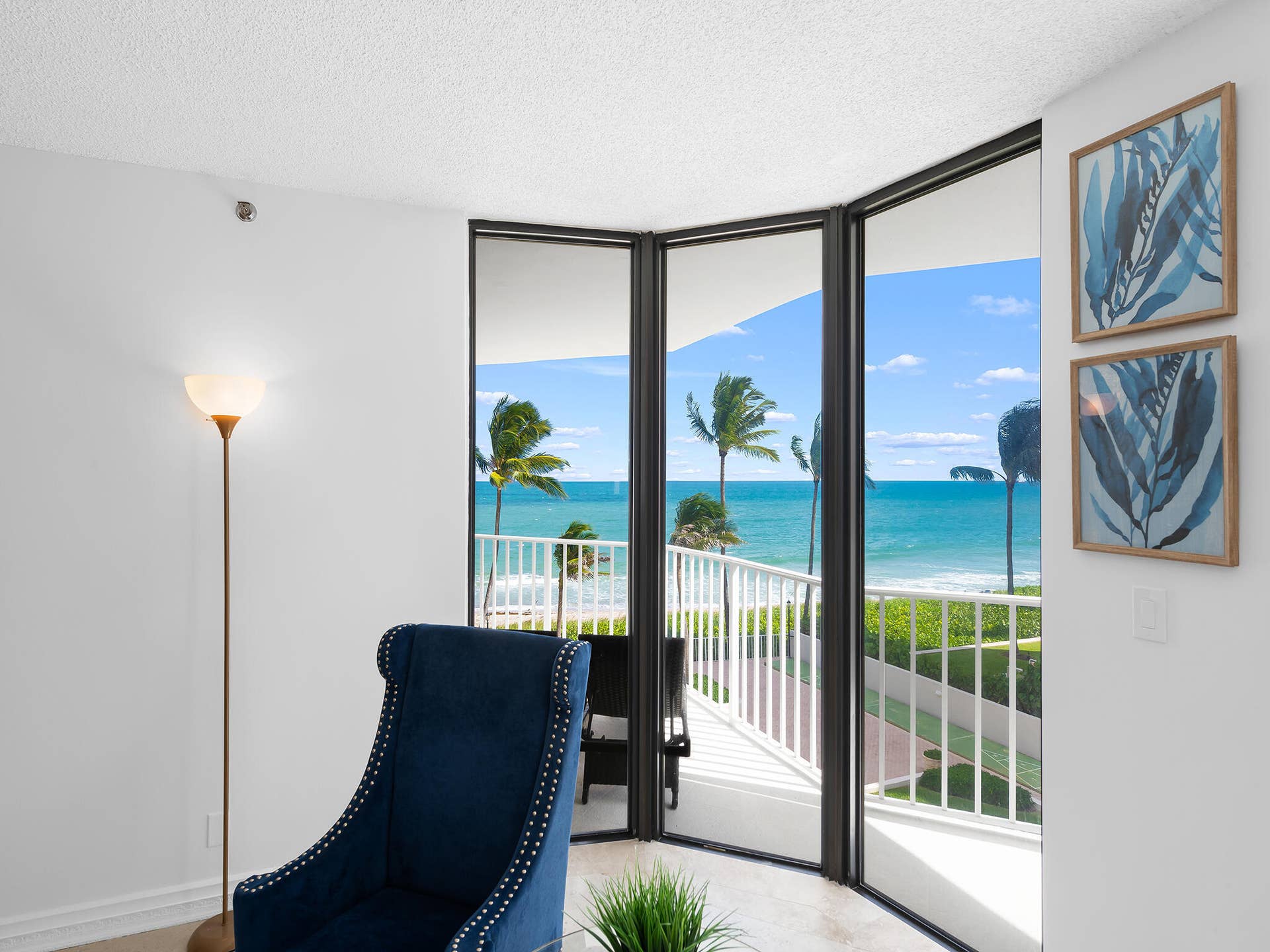 2917 S Ocean Boulevard, #304, Highland Beach, Highland Beach, FL 33487 Living room views