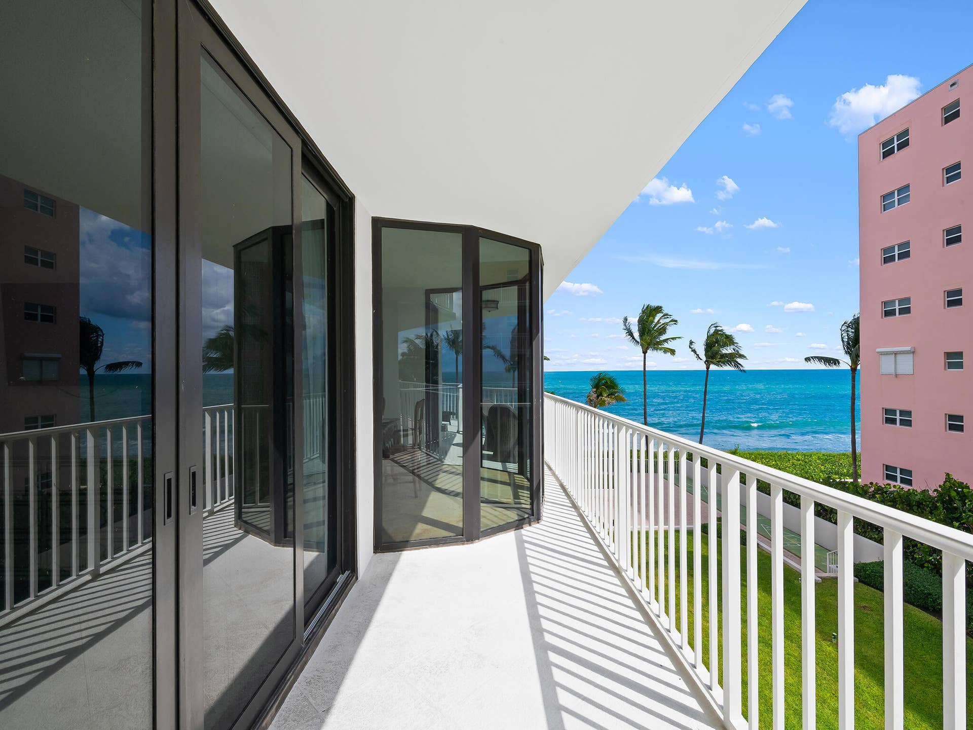 2917 S Ocean Boulevard, #304, Highland Beach, Highland Beach, FL 33487 SE primary bedroom balcony