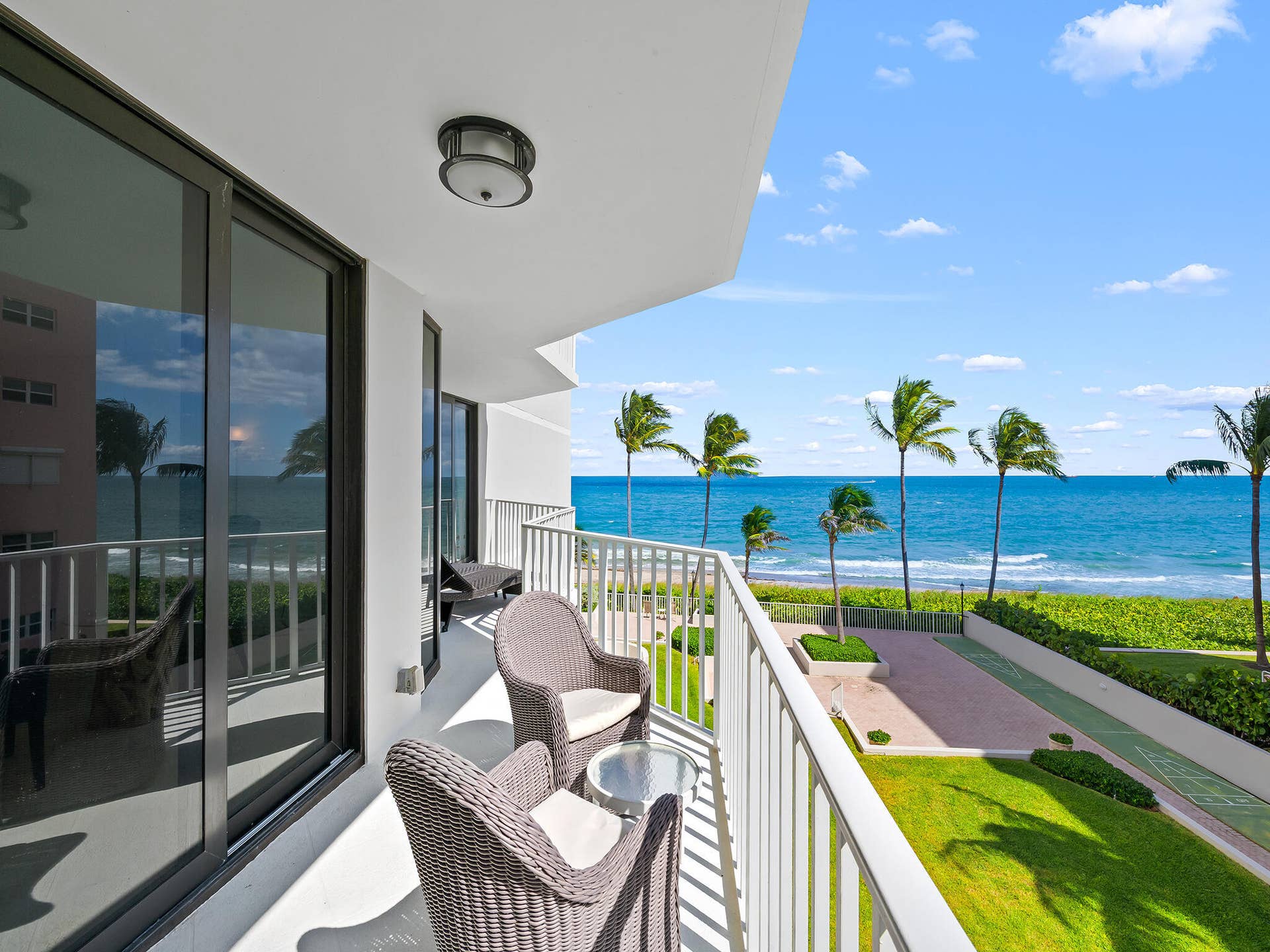 2917 S Ocean Boulevard, #304, Highland Beach, Highland Beach, FL 33487 Southeast facing balcony