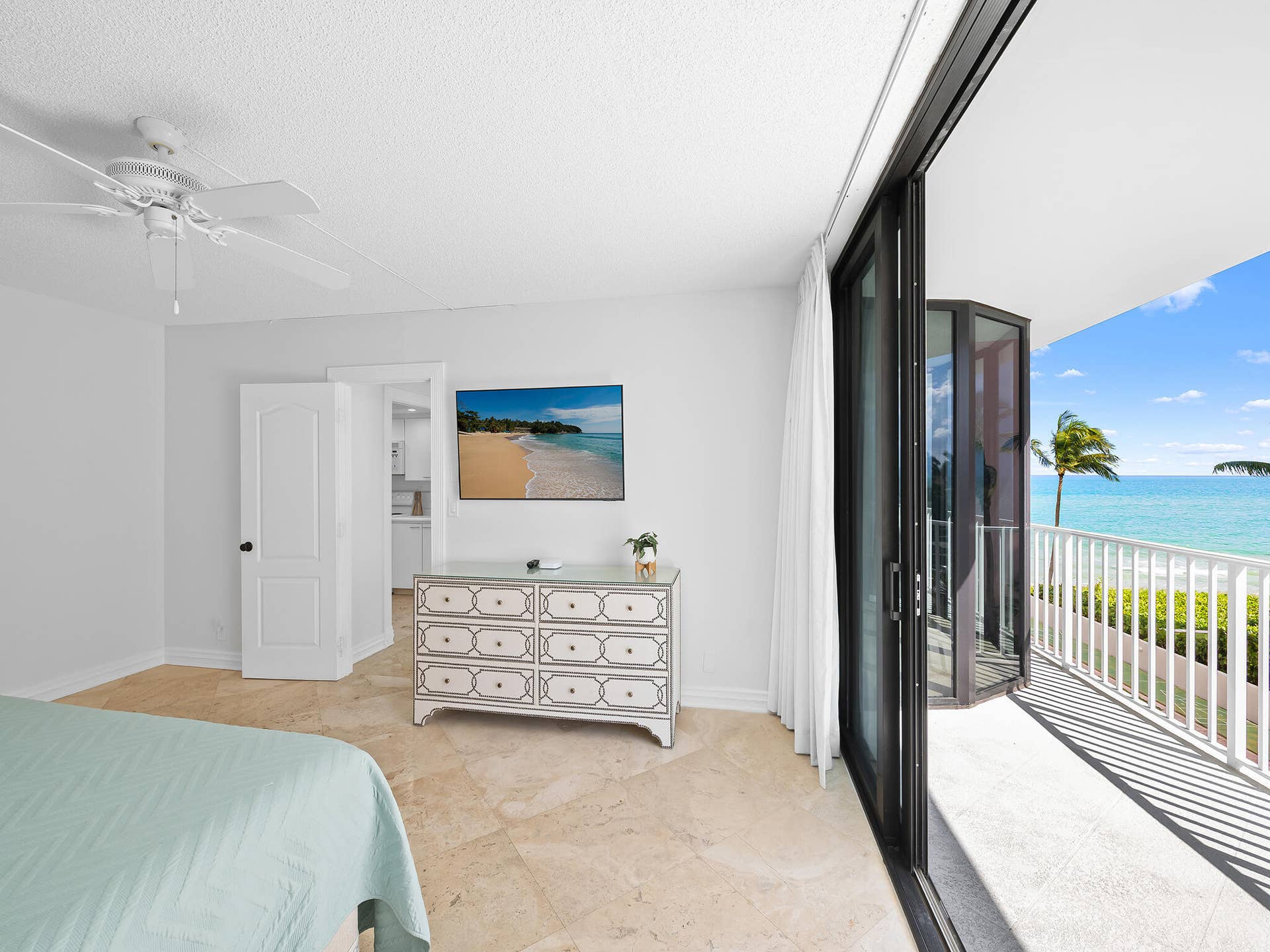 2917 S Ocean Boulevard, #304, Highland Beach, Highland Beach, FL 33487 Primary to balcony