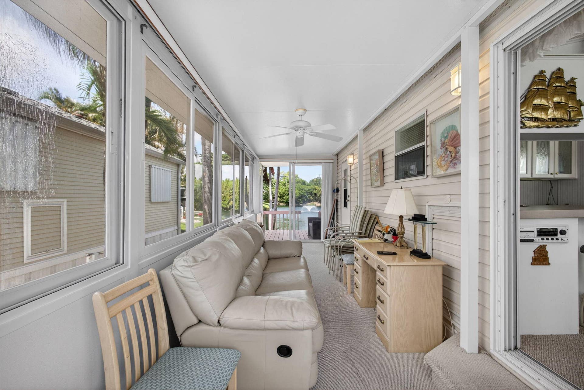 enclosed porch front to back