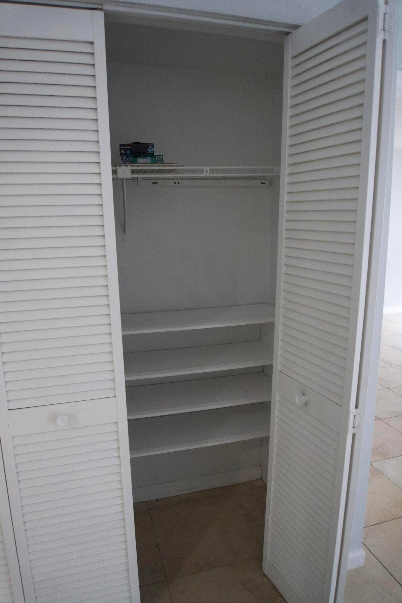 living room closet