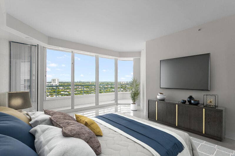 1700 S Ocean Boulevard, #15c, Lauderdale By The Sea, FL 33062 3rd Bedroom Virtually Staged