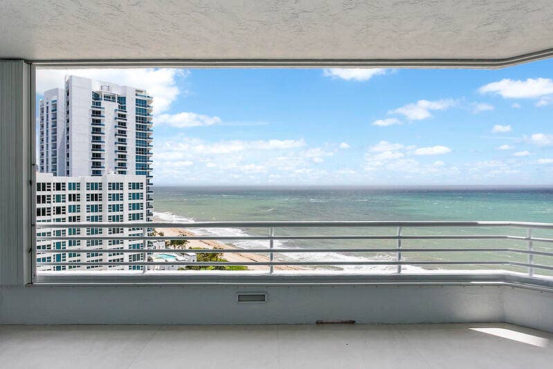 1700 S Ocean Boulevard, #15c, Lauderdale By The Sea, FL 33062 Balcony off Living Room