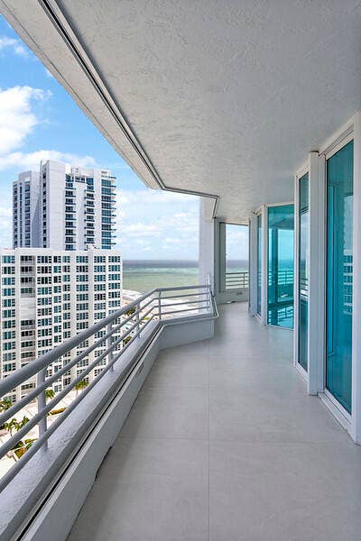 1700 S Ocean Boulevard, #15c, Lauderdale By The Sea, FL 33062 Balcony off Kitchen