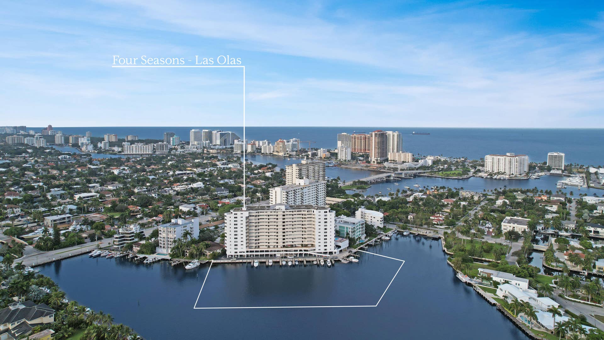 333 Sunset Drive, #708, Fort Lauderdale, FL 33301 WhiteLinesAerial
