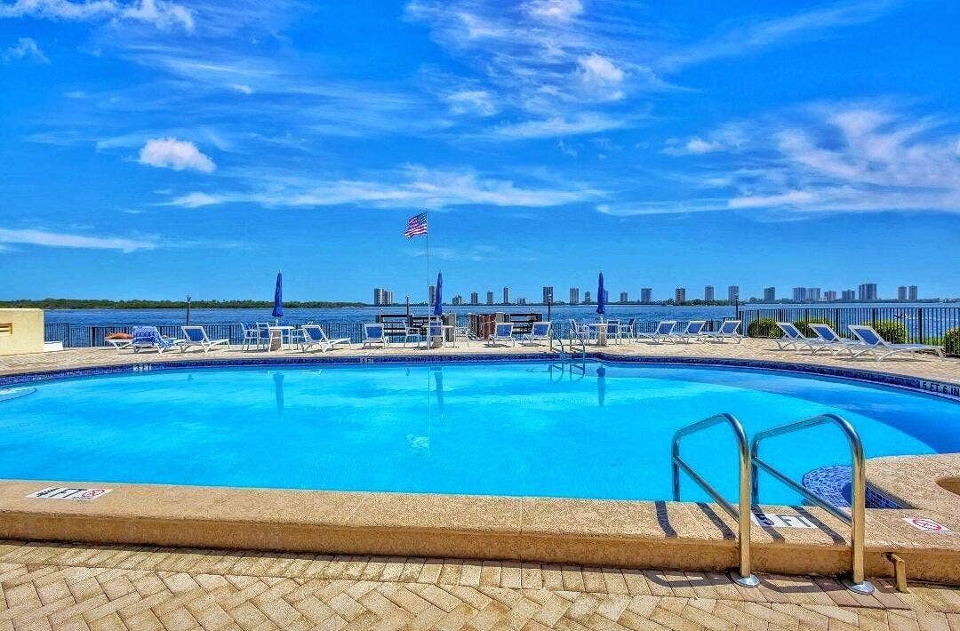 105 Paradise Harbour Boulevard, #108, North Palm Beach, FL 33408 pool on intracoastal