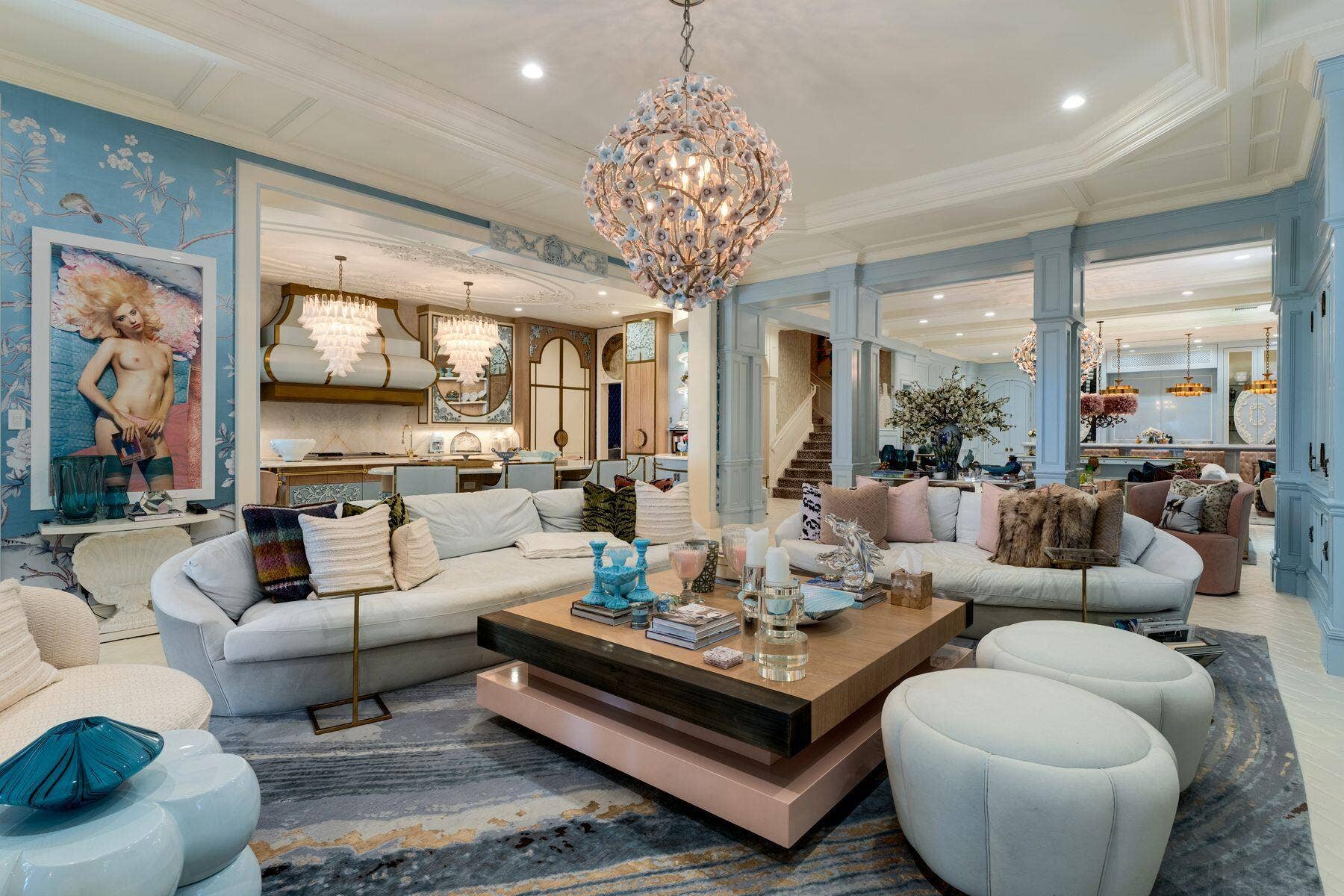 1131 Hillsboro Mile, Hillsboro Beach, FL 33062 sitting area next to billiard room