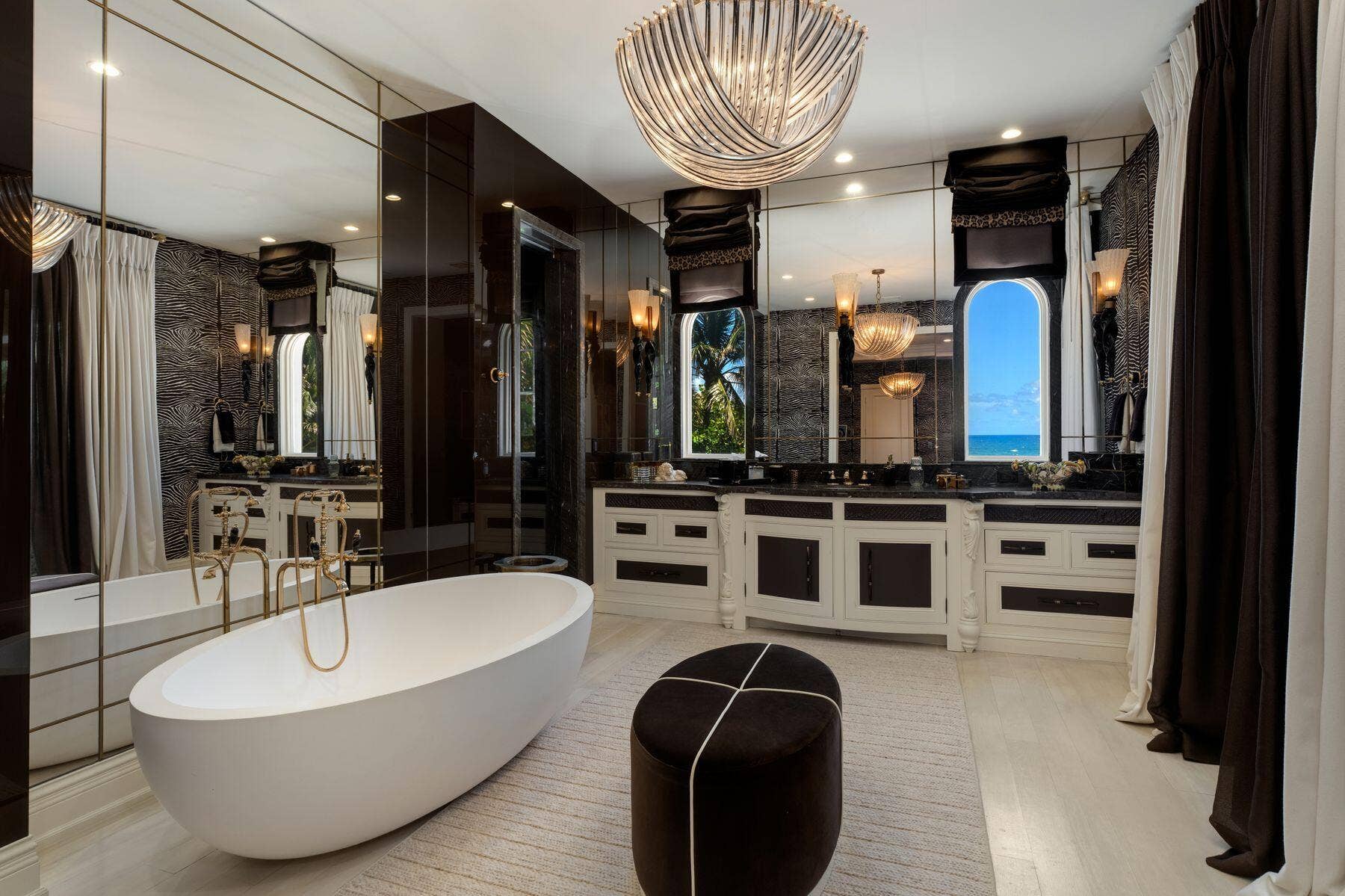 1131 Hillsboro Mile, Hillsboro Beach, FL 33062 Master his soak tub separate steam shower