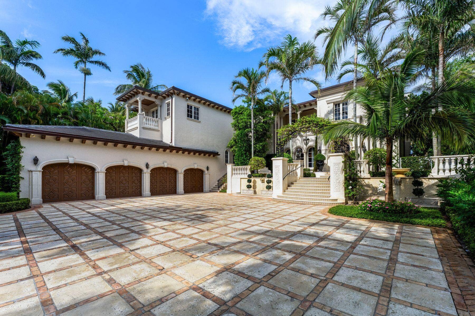 1131 Hillsboro Mile, Hillsboro Beach, FL 33062 Four car air conditioned garages.