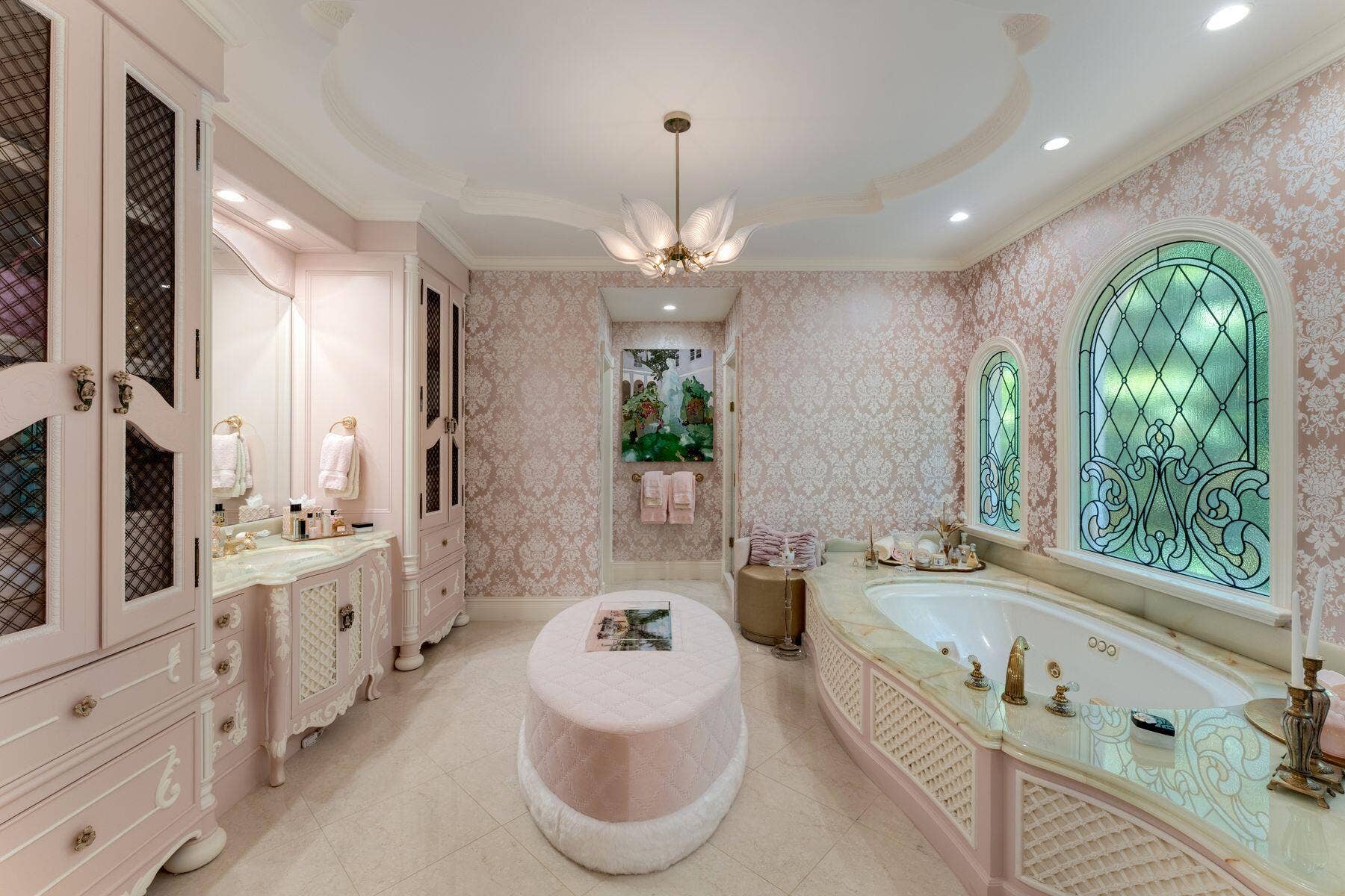 1131 Hillsboro Mile, Hillsboro Beach, FL 33062 Master hers with jaccuzi tub and separate shower/ bidet/ watercloset