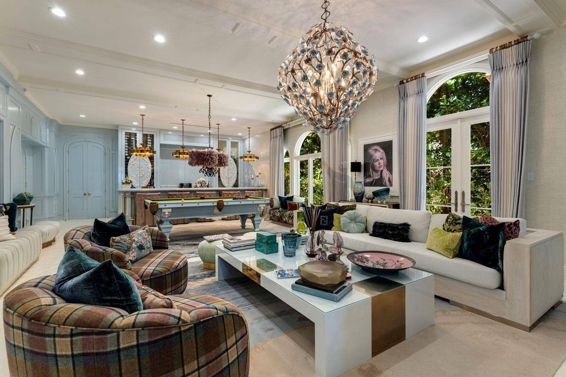1131 Hillsboro Mile, Hillsboro Beach, FL 33062 This home is filled with luxury sitting and entertainment areas.