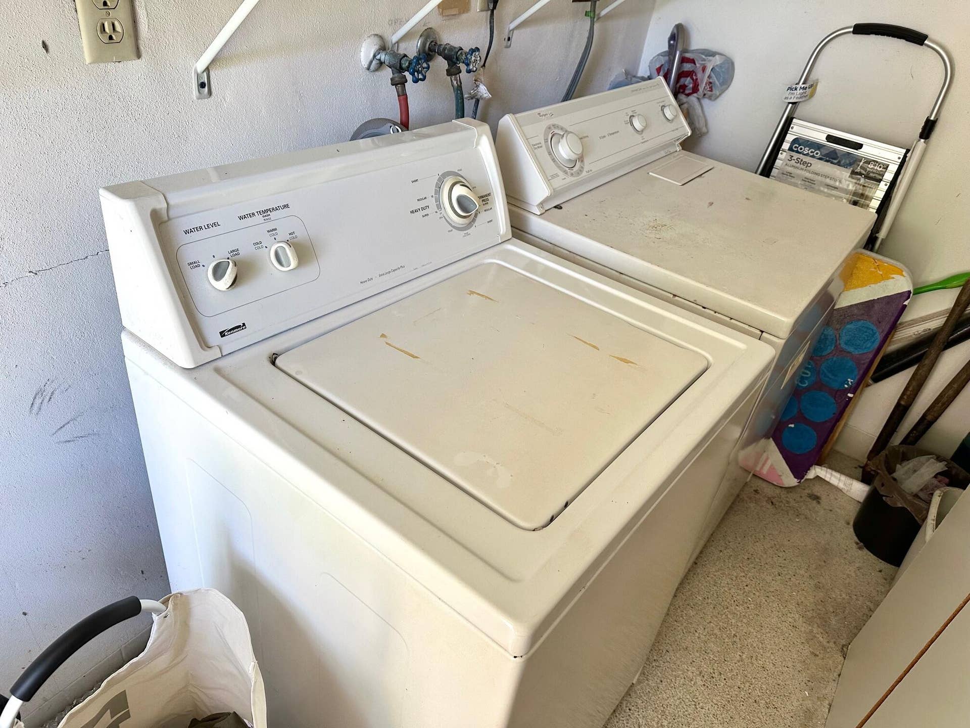 Washer & dryer - no coins required