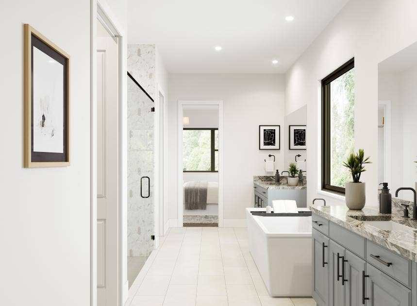 Primary Bathroom Rendering