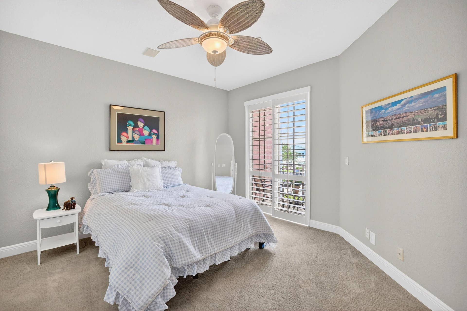 2860 Marina Circle, Lighthouse Point, FL 33064 Guest Room with Balcony
