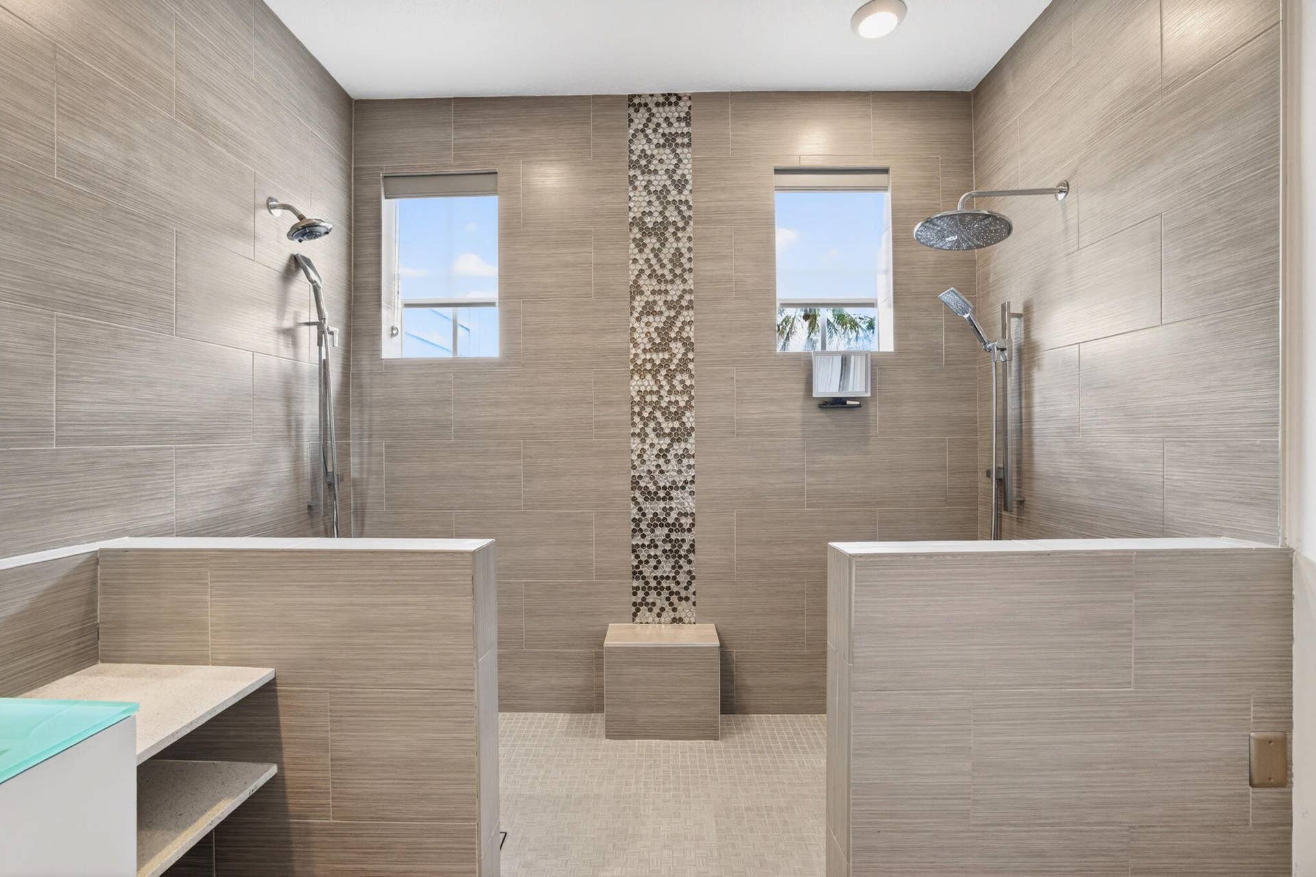 2860 Marina Circle, Lighthouse Point, FL 33064 Primary Bath with Dual Shower Heads