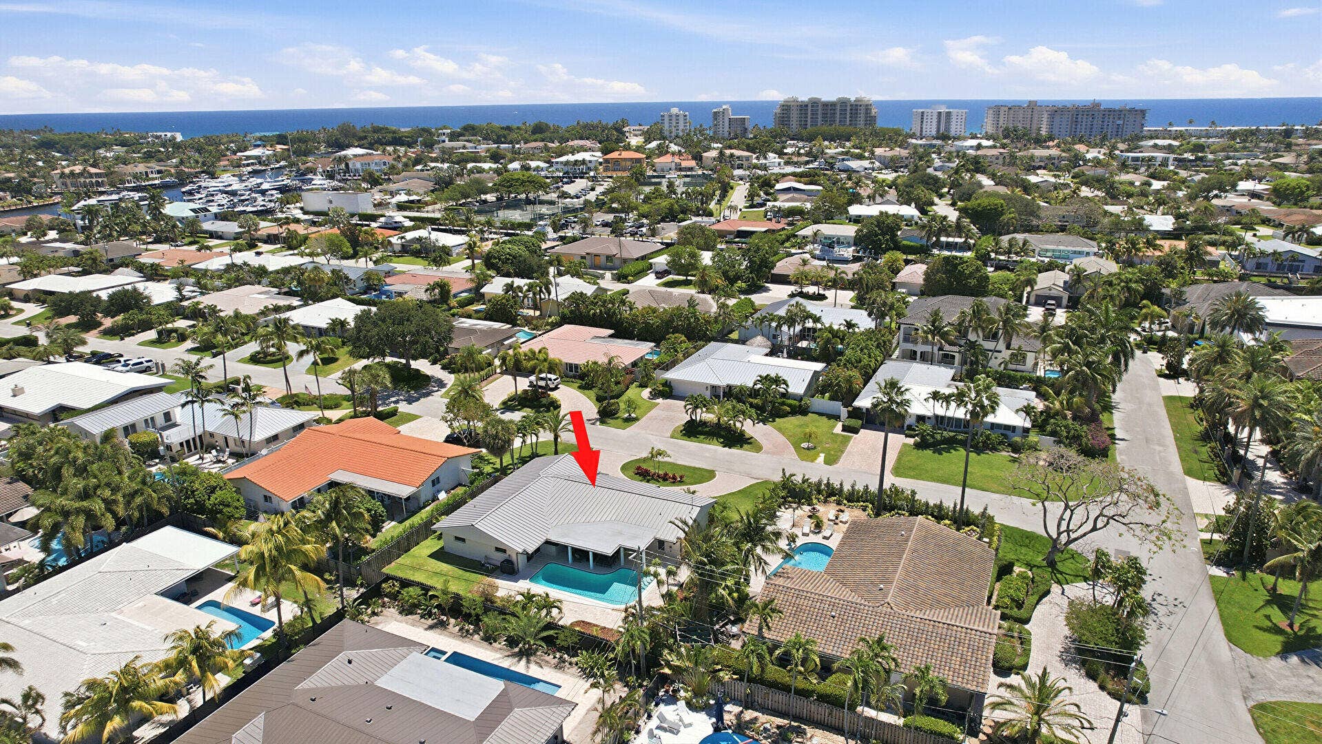 4111 NE 26th Terrace, Lighthouse Point, FL 33064 Aerial