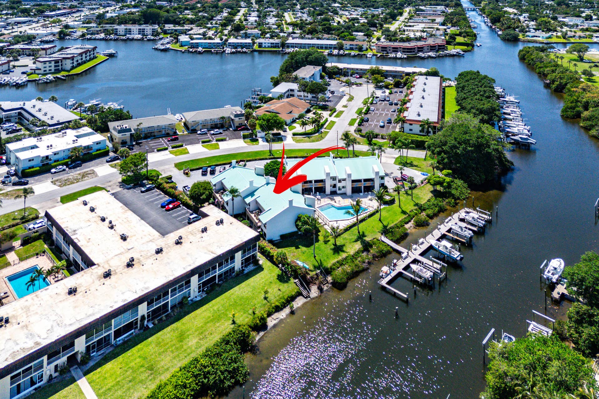 412 Southwind Drive, #B2, North Palm Beach, FL 33408 Aerial/Building