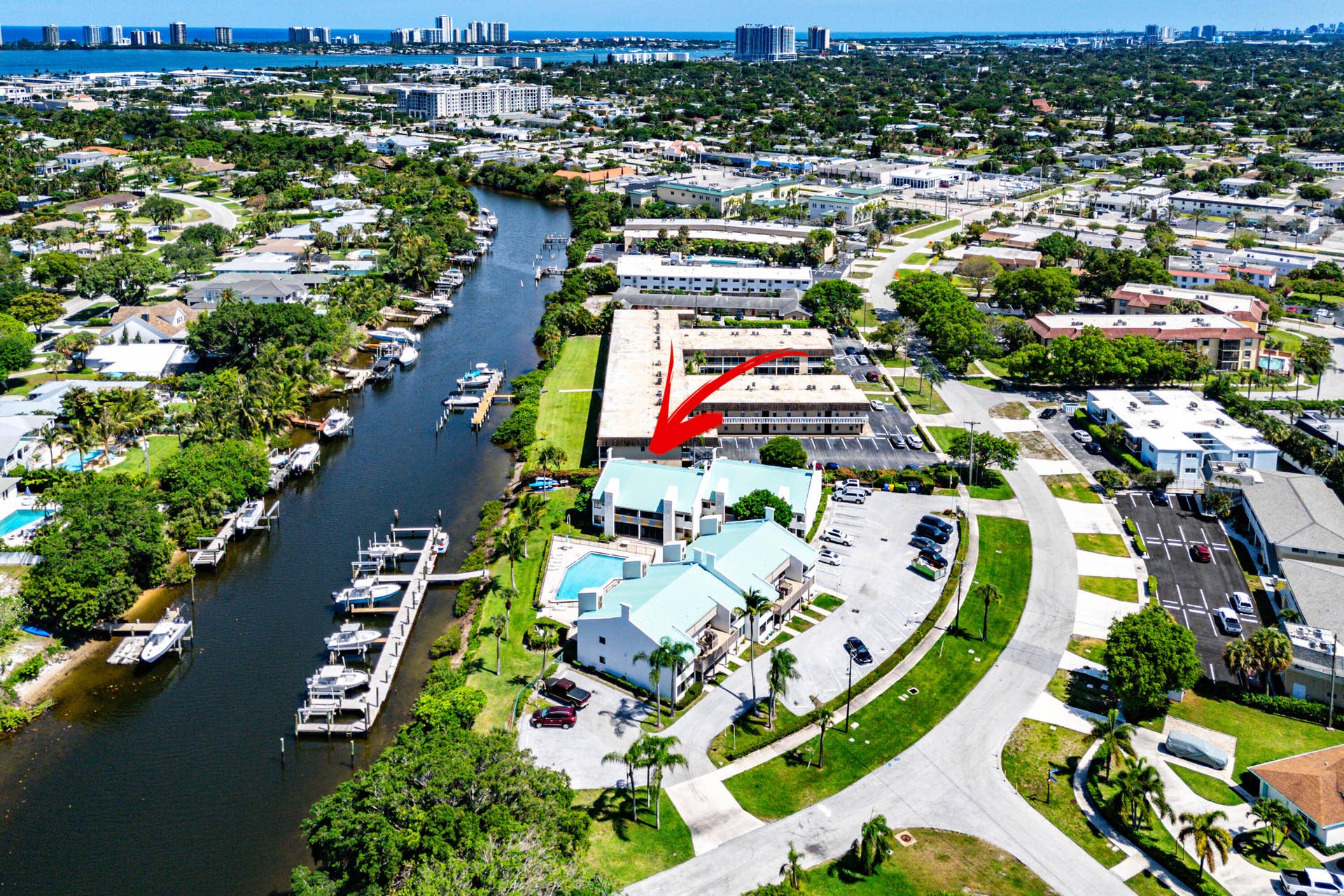 412 Southwind Drive, #B2, North Palm Beach, FL 33408 Aerial/Building
