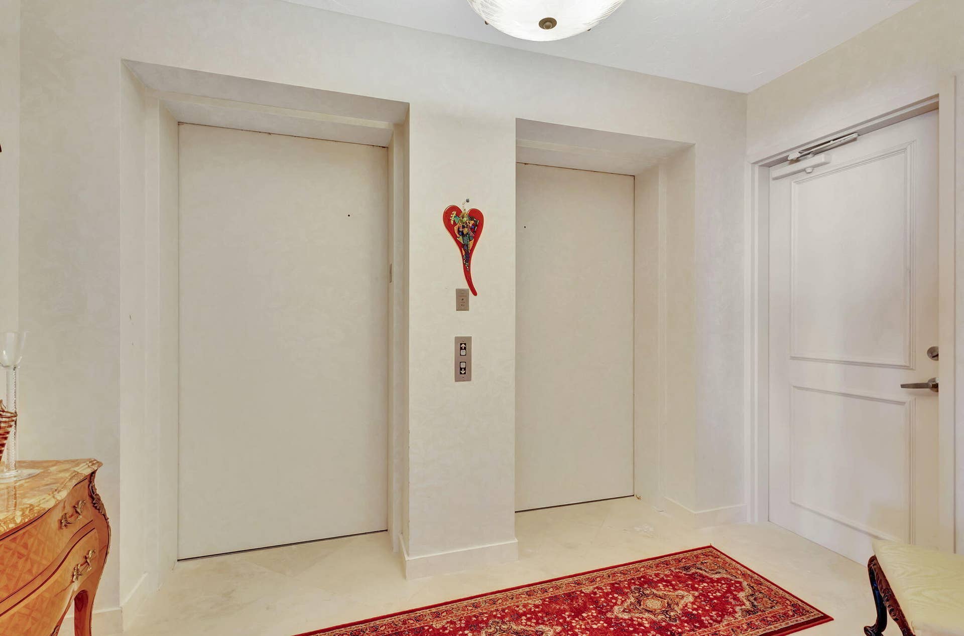 800 Ocean Drive, #404, Juno Beach, FL 33408 Private Elevator Entry Foyer