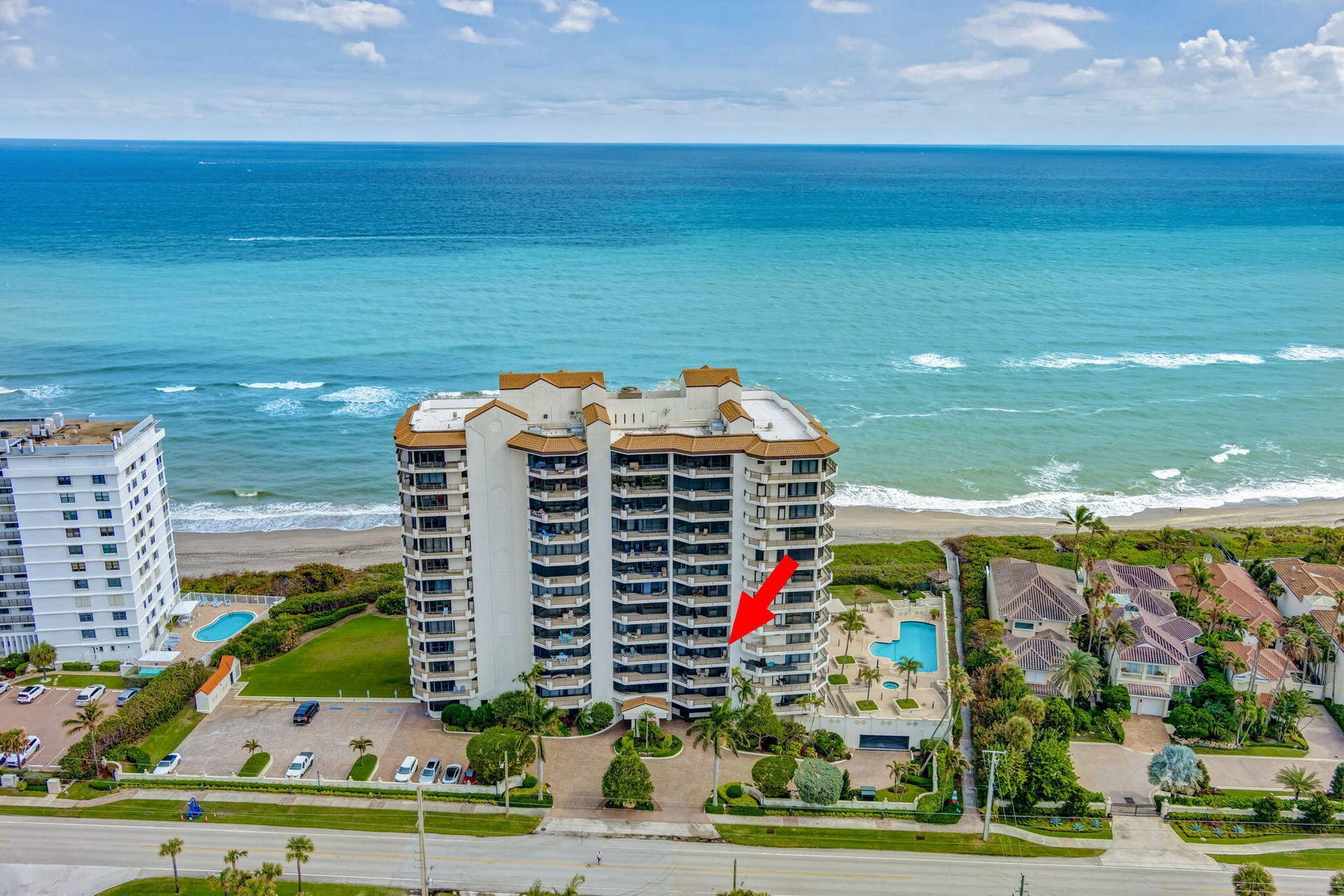 800 Ocean Drive, #404, Juno Beach, FL 33408 Aerial East