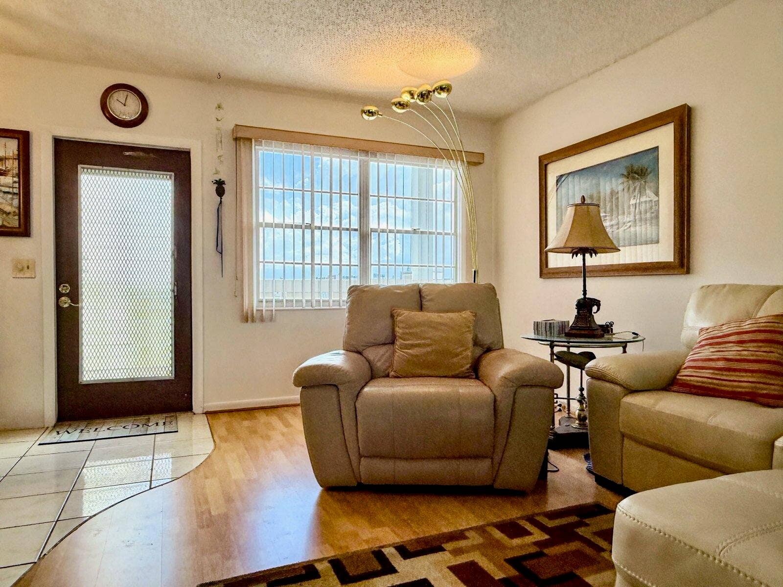 4046 Guildford C, Boca Raton, FL 33434 Entrance and Living Room