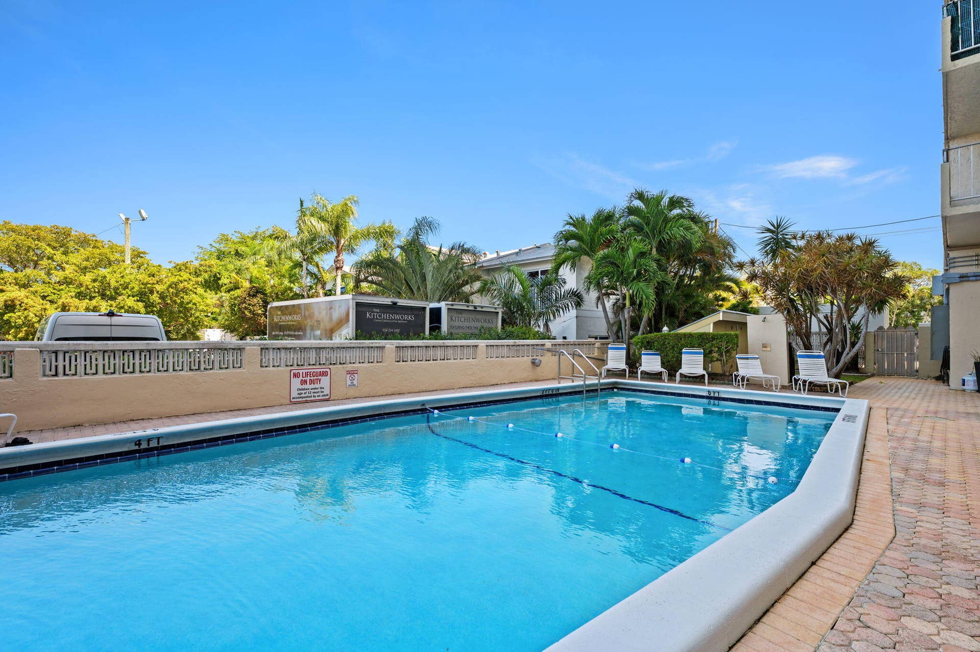 900 NE 18th Avenue, #1407, Fort Lauderdale, FL 33304 Units PH 1406 & PH 1407 are being sold together for $565,000. The Pool for Victoria Park Tower