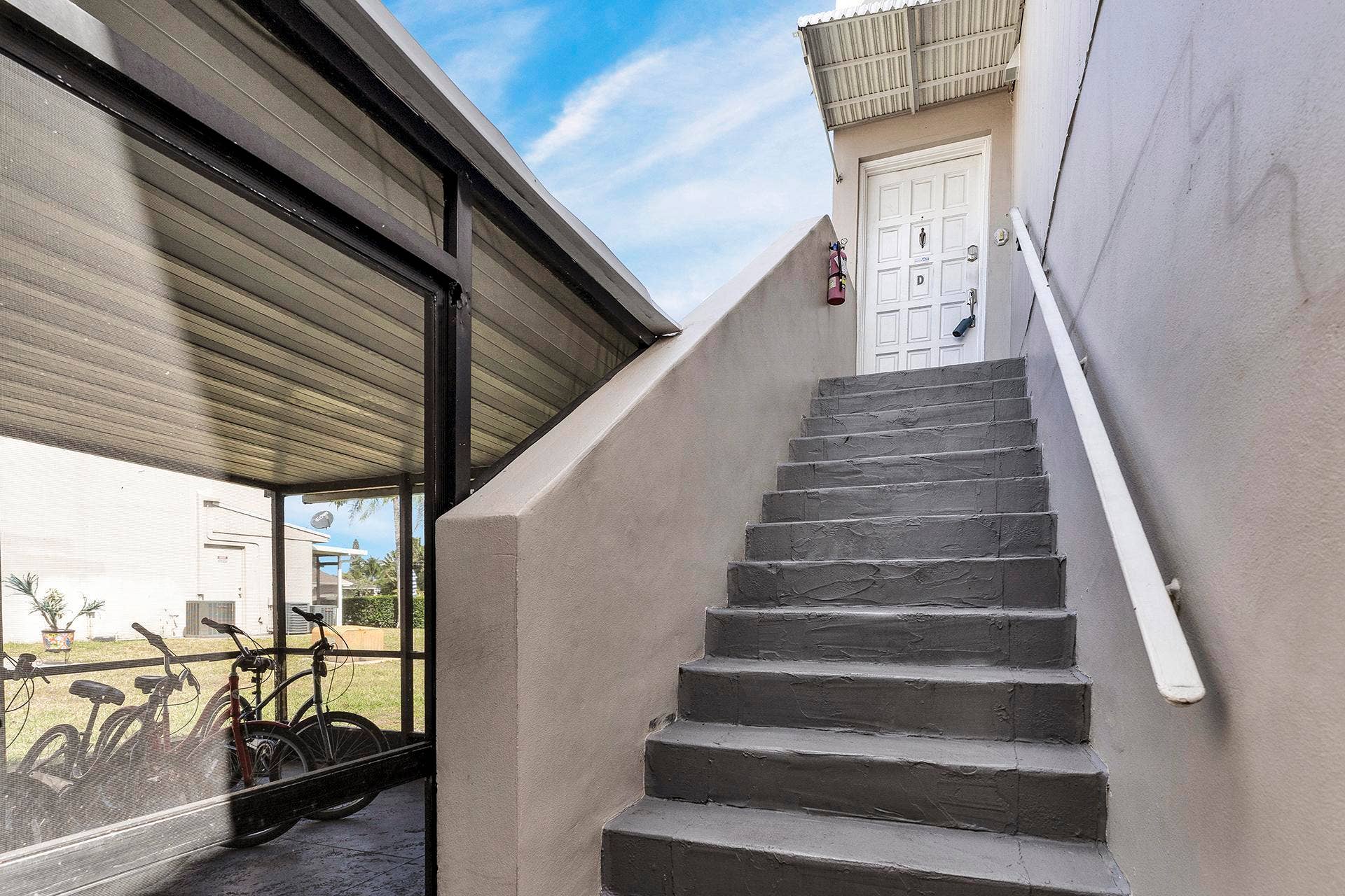 953 SE 10th, #6d, Deerfield Beach, FL 33441 Stairs leading to the unit