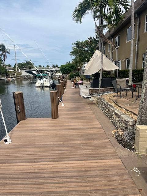 2901 NE 51st Street, #5, Fort Lauderdale, FL 33308 Back Dock