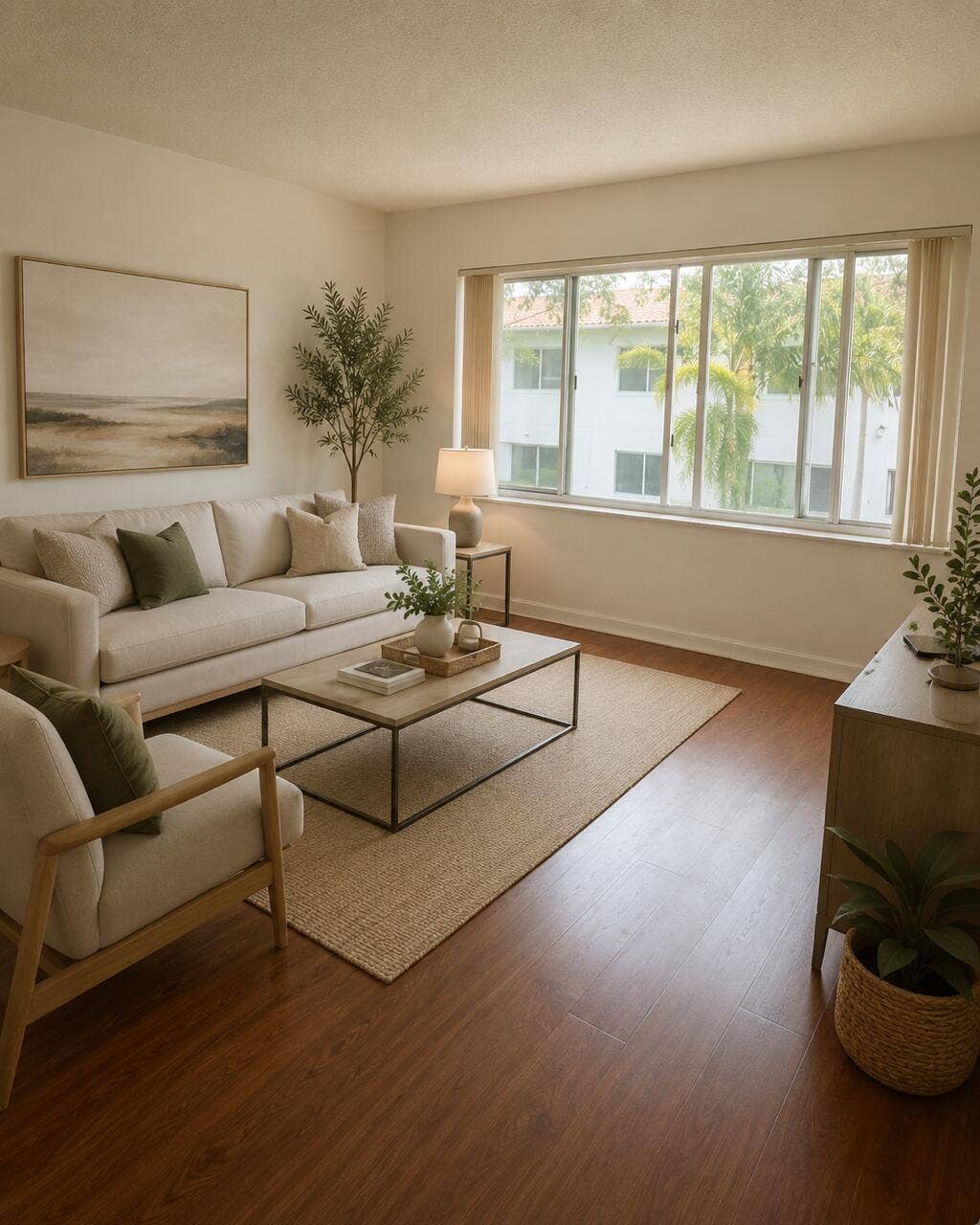 LIVING ROOM STAGED