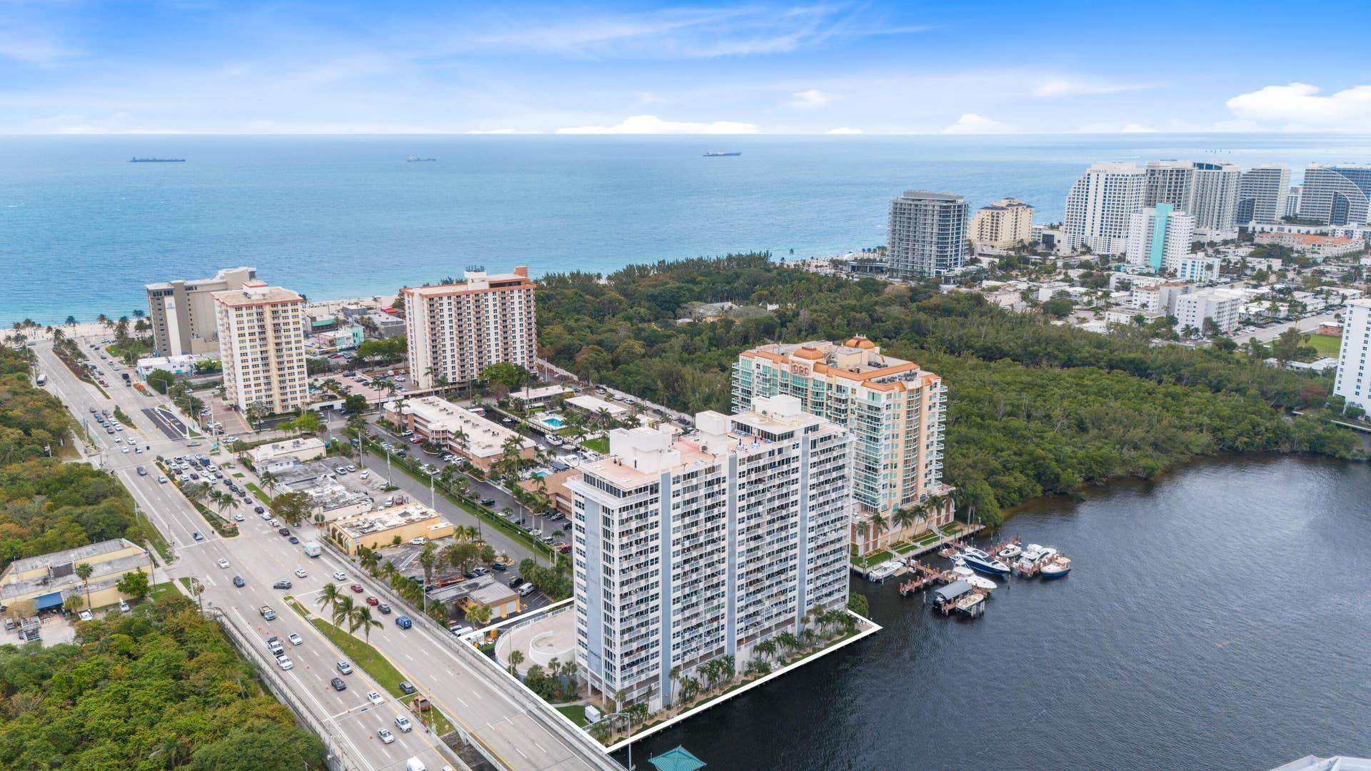 2800 E Sunrise Boulevard, #19d, Fort Lauderdale, Fort Lauderdale, FL 33304 Aerial view