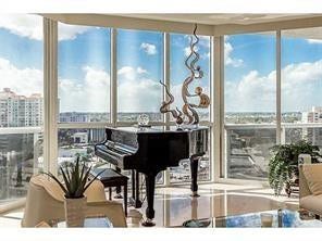 3100 N Ocean Boulevard, #1108, Fort Lauderdale, Fort Lauderdale, FL 33308 A Grand Piano as the center piece of the social area ...