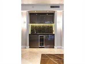 3100 N Ocean Boulevard, #1108, Fort Lauderdale, Fort Lauderdale, FL 33308 Wet bar with Wine Fridge in social / living area.
