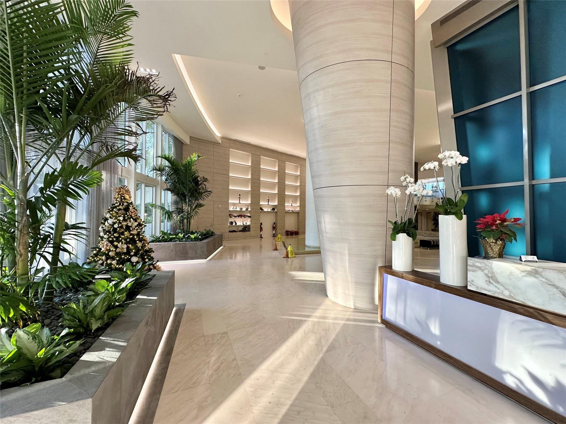 Reception lobby area