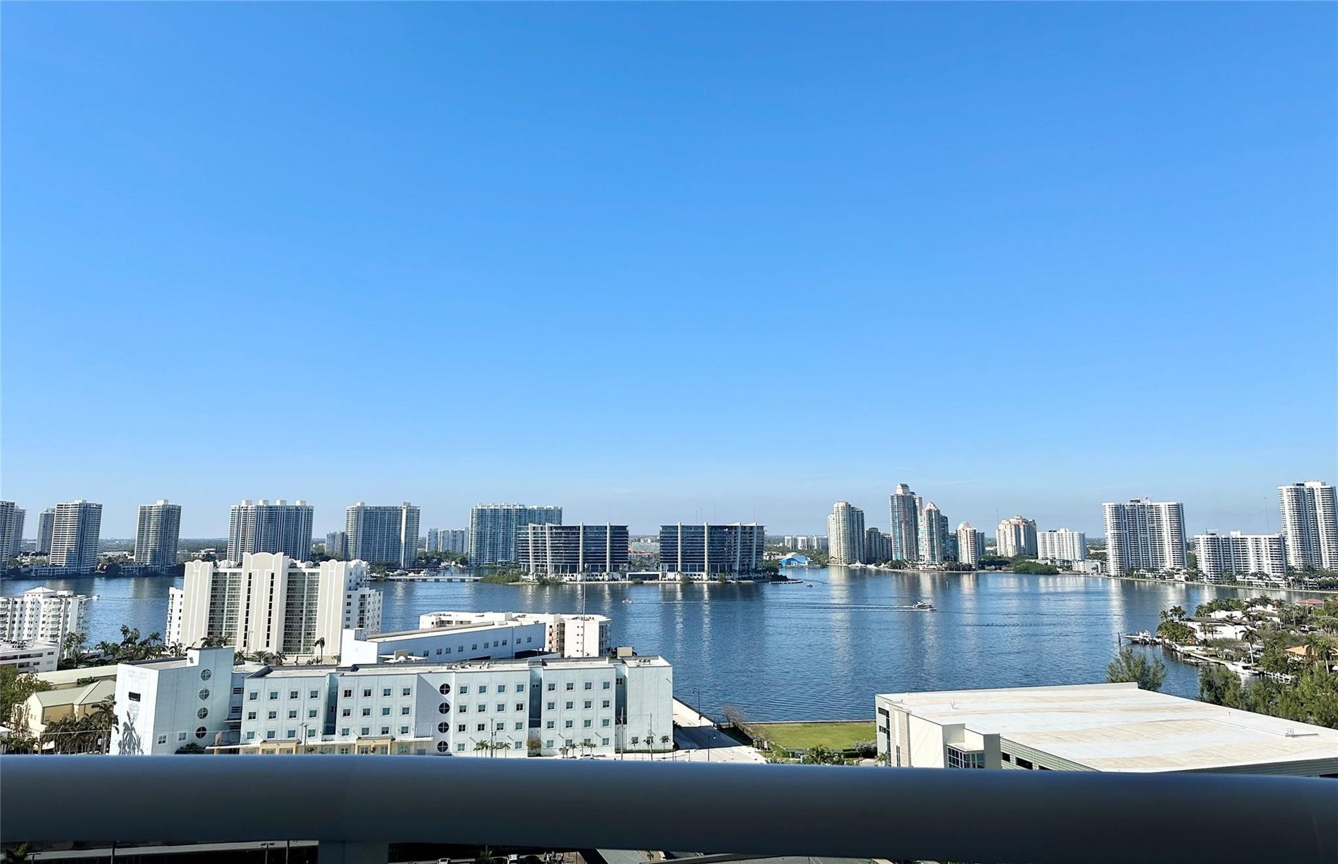 Intracoastal skyline view from balcony