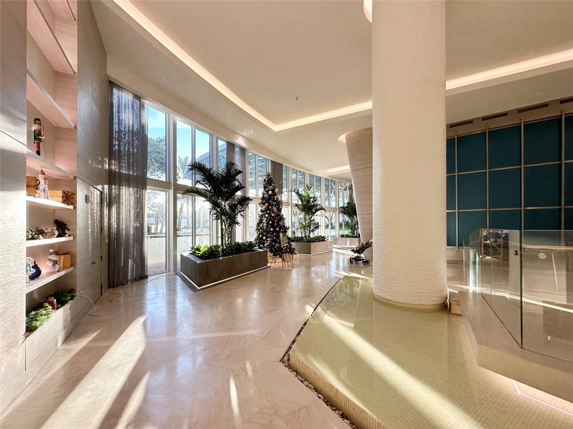 Reception lobby area