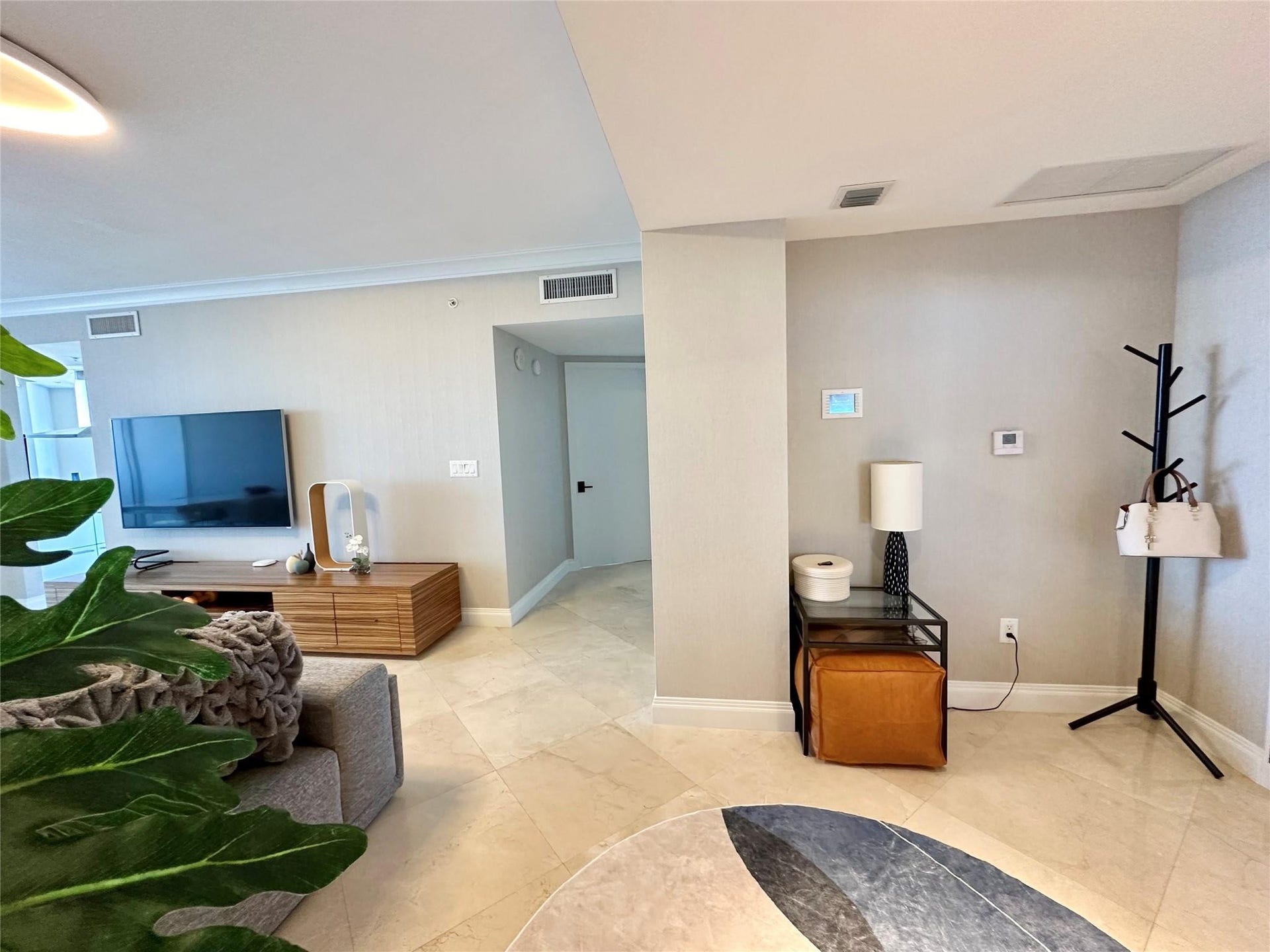 Living room from entry area