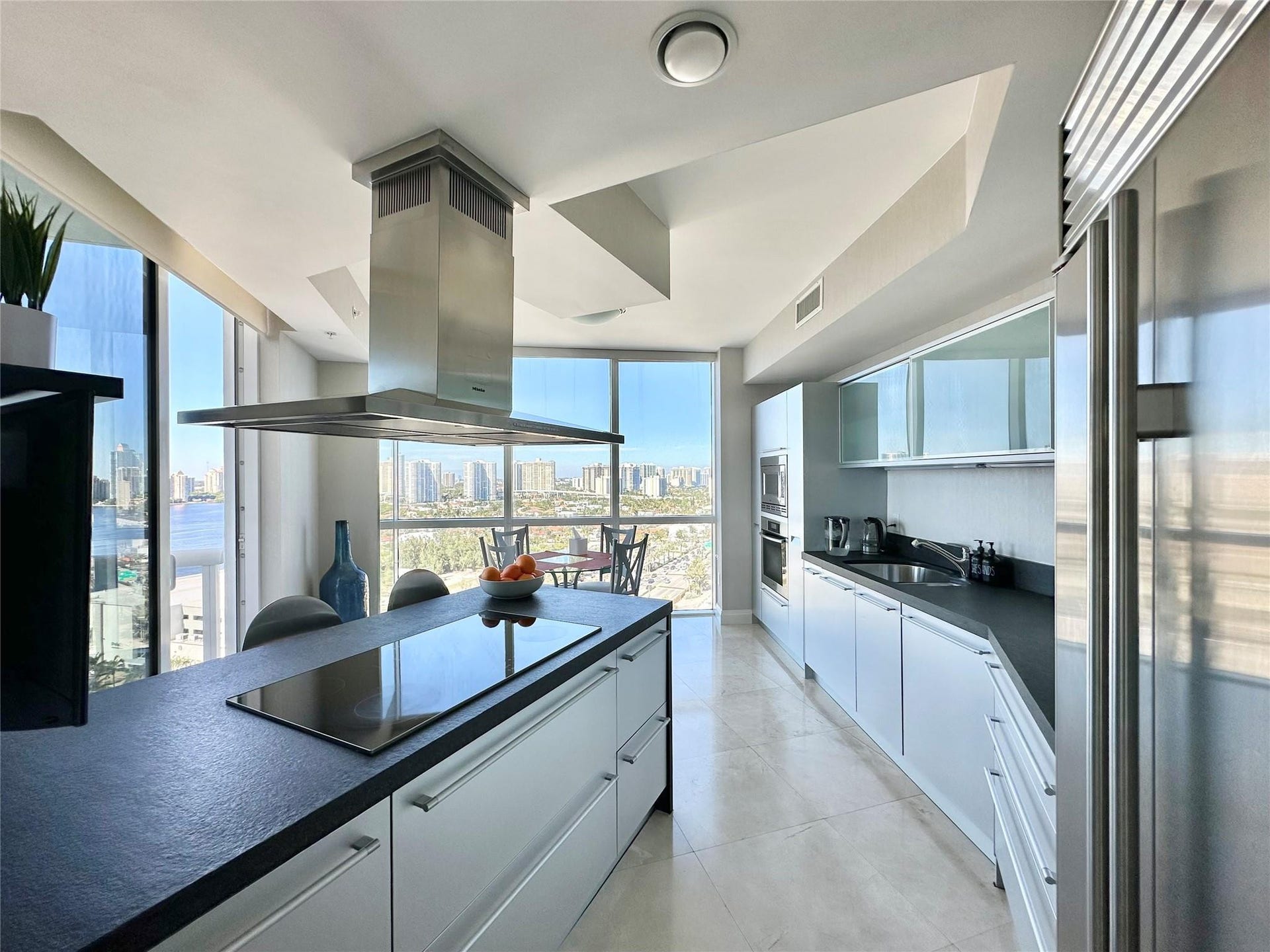 Kitchen as we enter from living