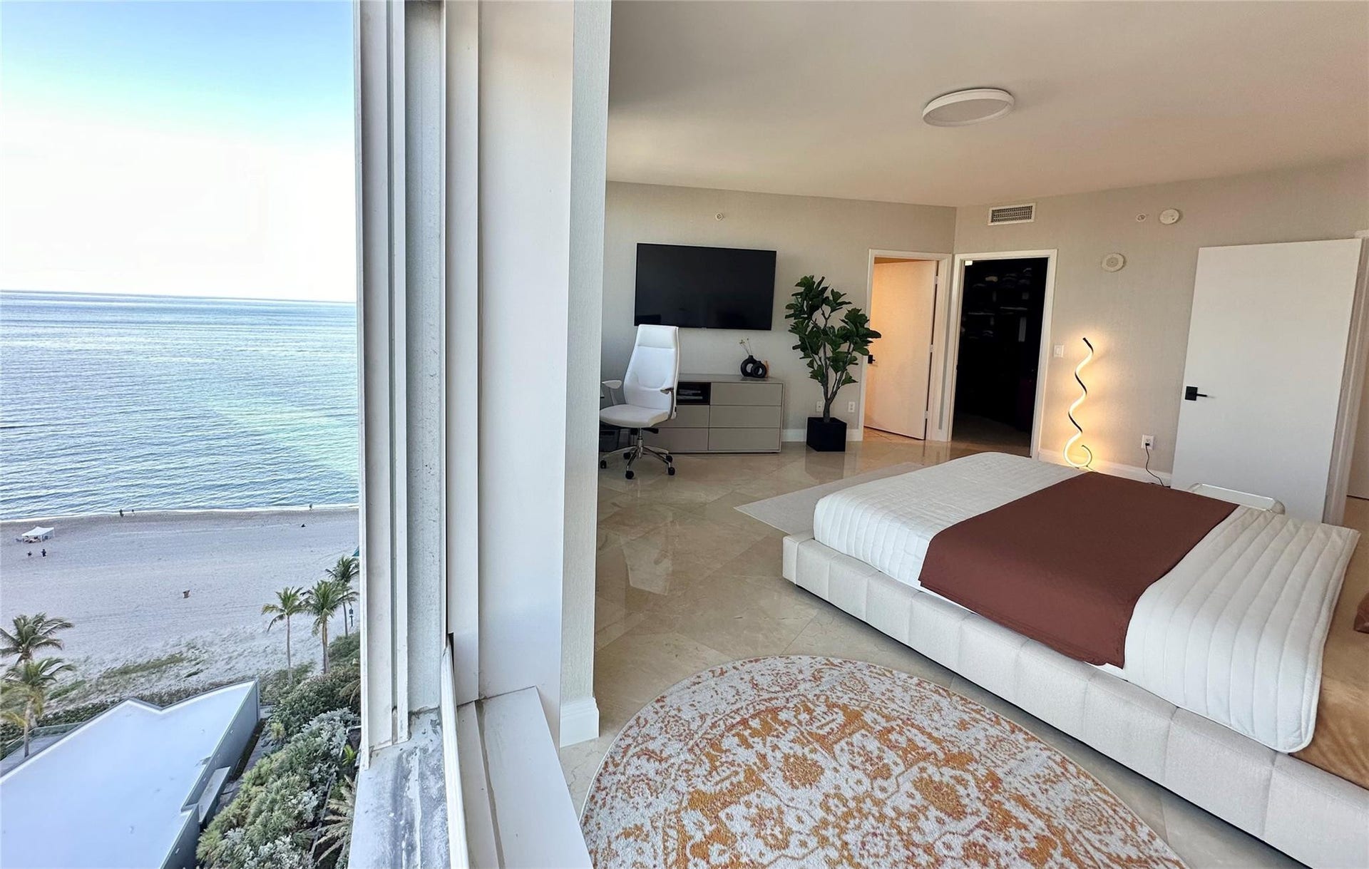 Ocean view from master bedroom